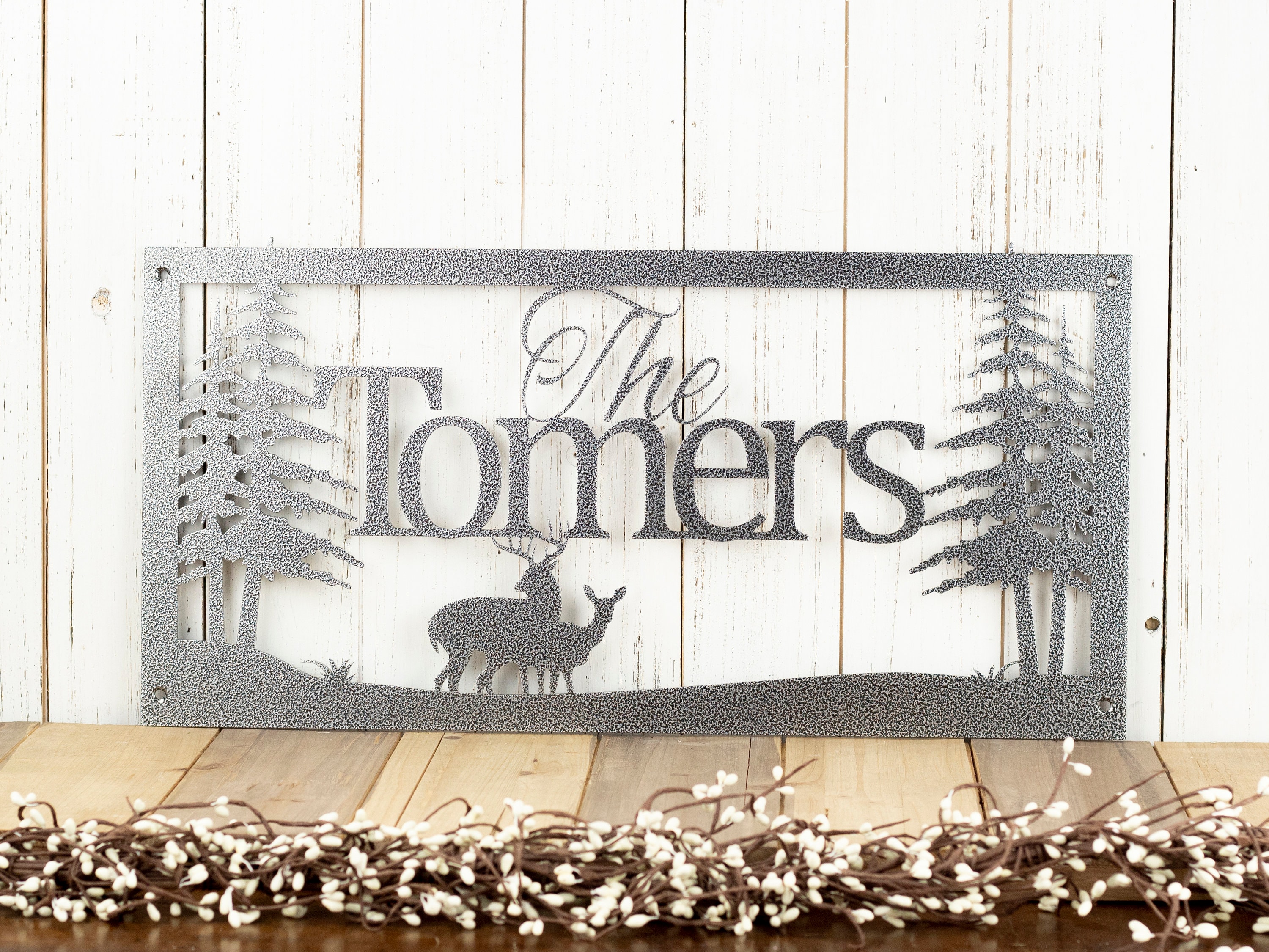 Custom Name Sign | Custom Metal Sign | Metal Sign | Personalized Sign | Lake Home Decor | Cabin ...