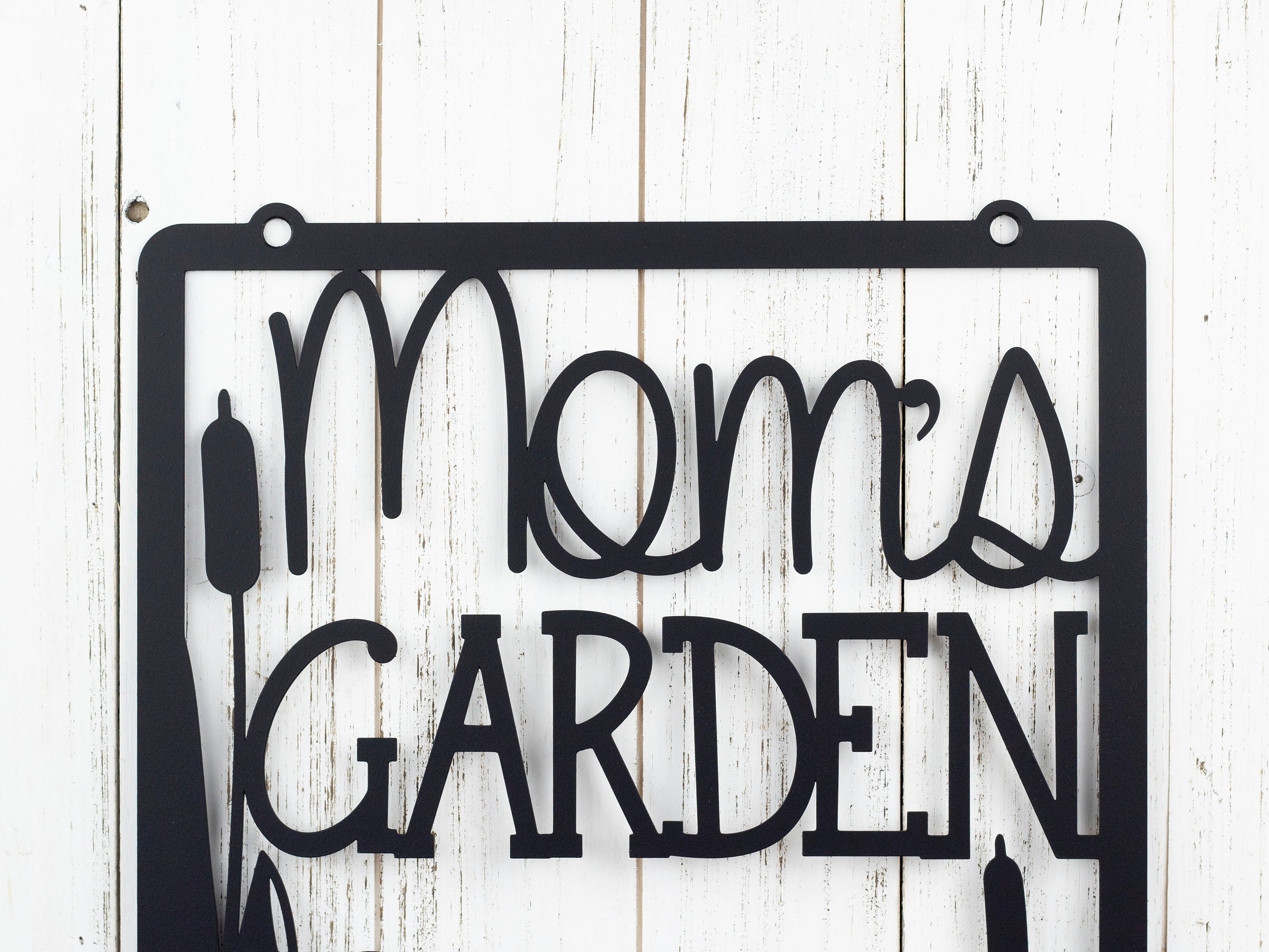 Mom S Garden Metal Sign Garden Decor Yard Art Mothers Day Metal Decor Garden Sign