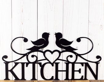 Farm Kitchen Decor, Metal Wall Art, Nana Kitchen Sign, Grandmas Gift