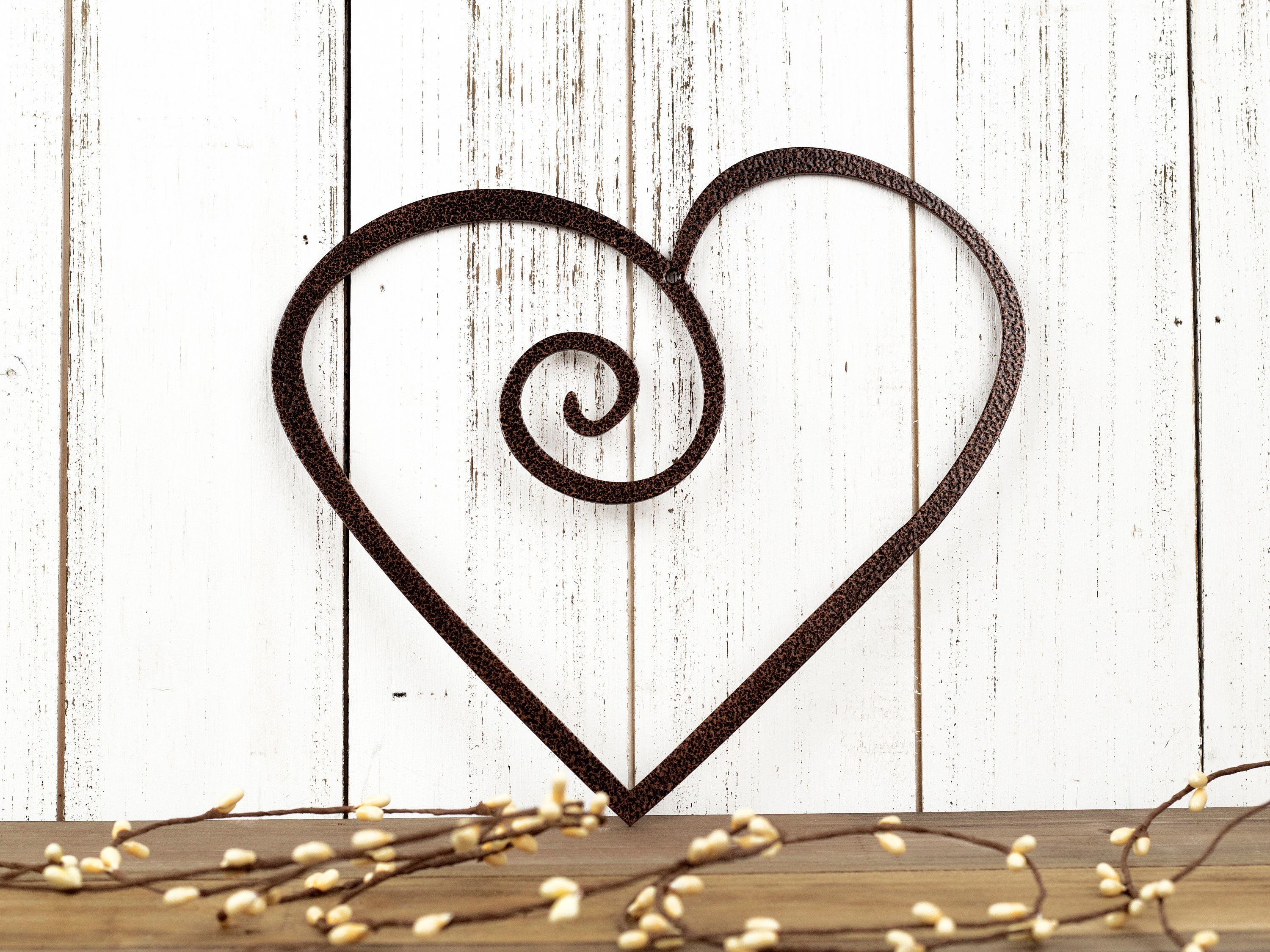 Heart Metal Wall Art, Metal Sign, Wall Hanging, Outdoor Sign, Metal