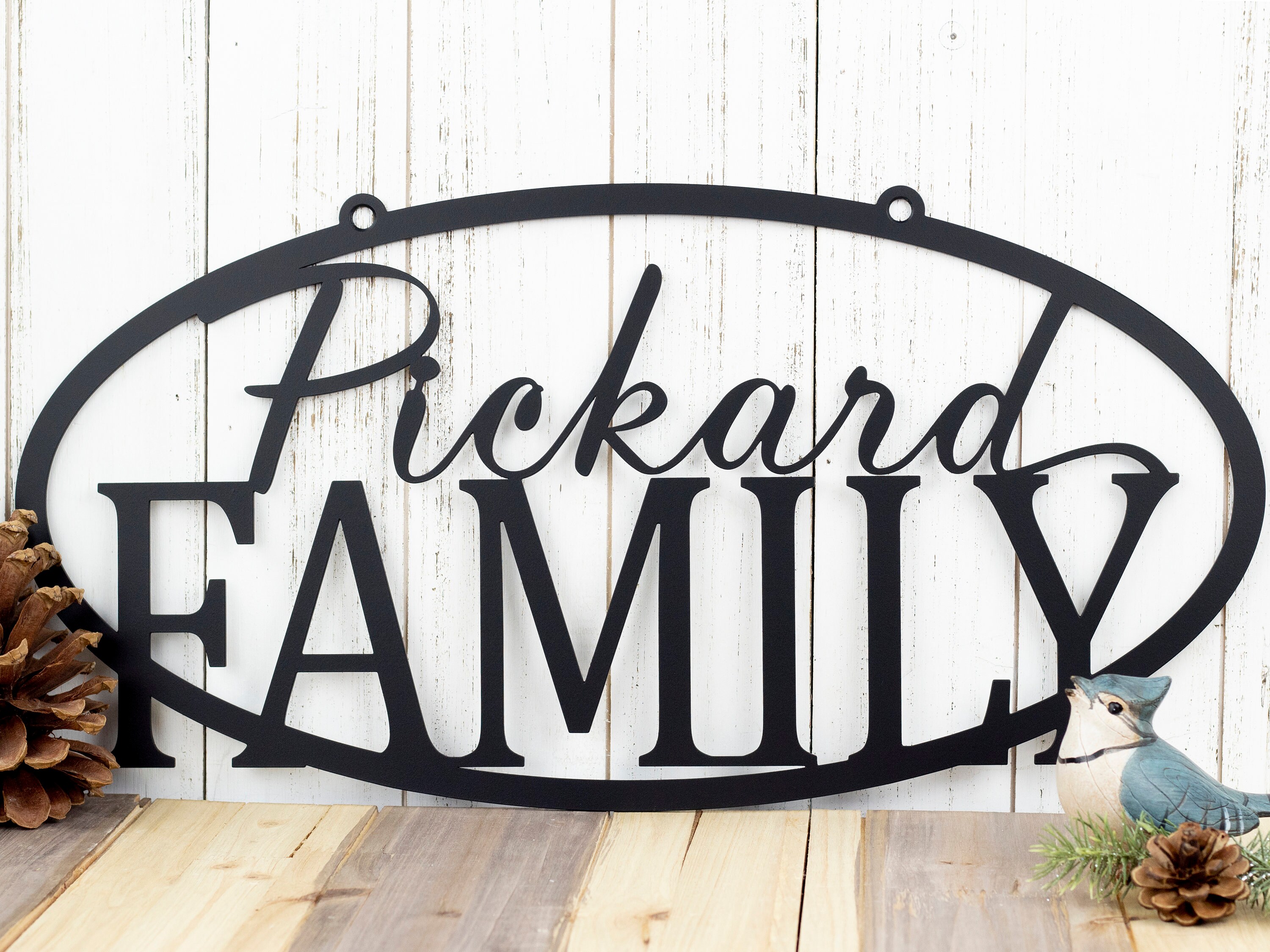 Custom Family Name Metal Sign Custom Sign Outdoor Sign Family 