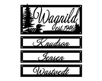 Wagnild est. 1946, Knudson, Jensen, Wastvedt Metal Signs