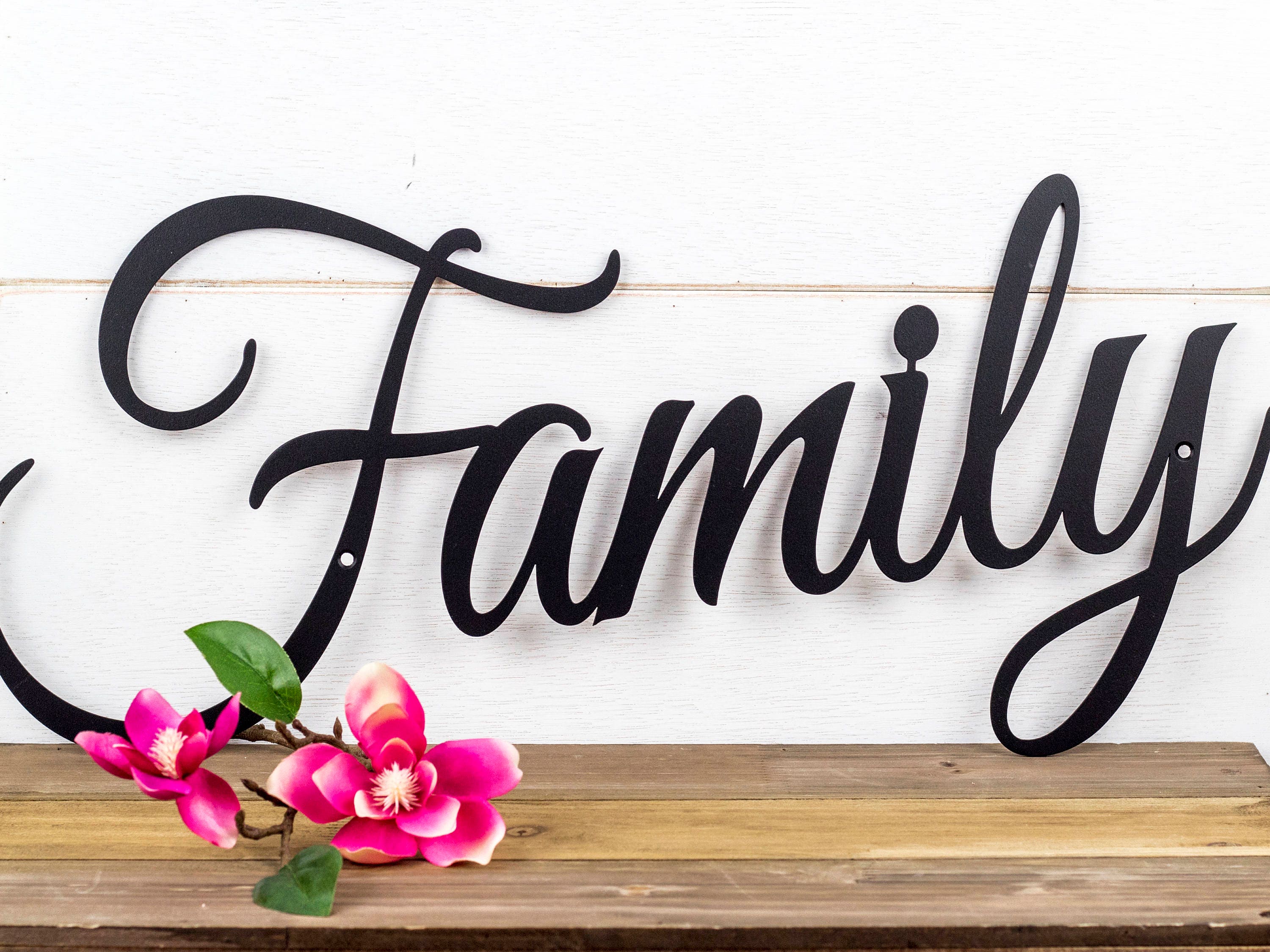 Family Sign Metal Sign Metal Wall Art Wall Hanging Etsy