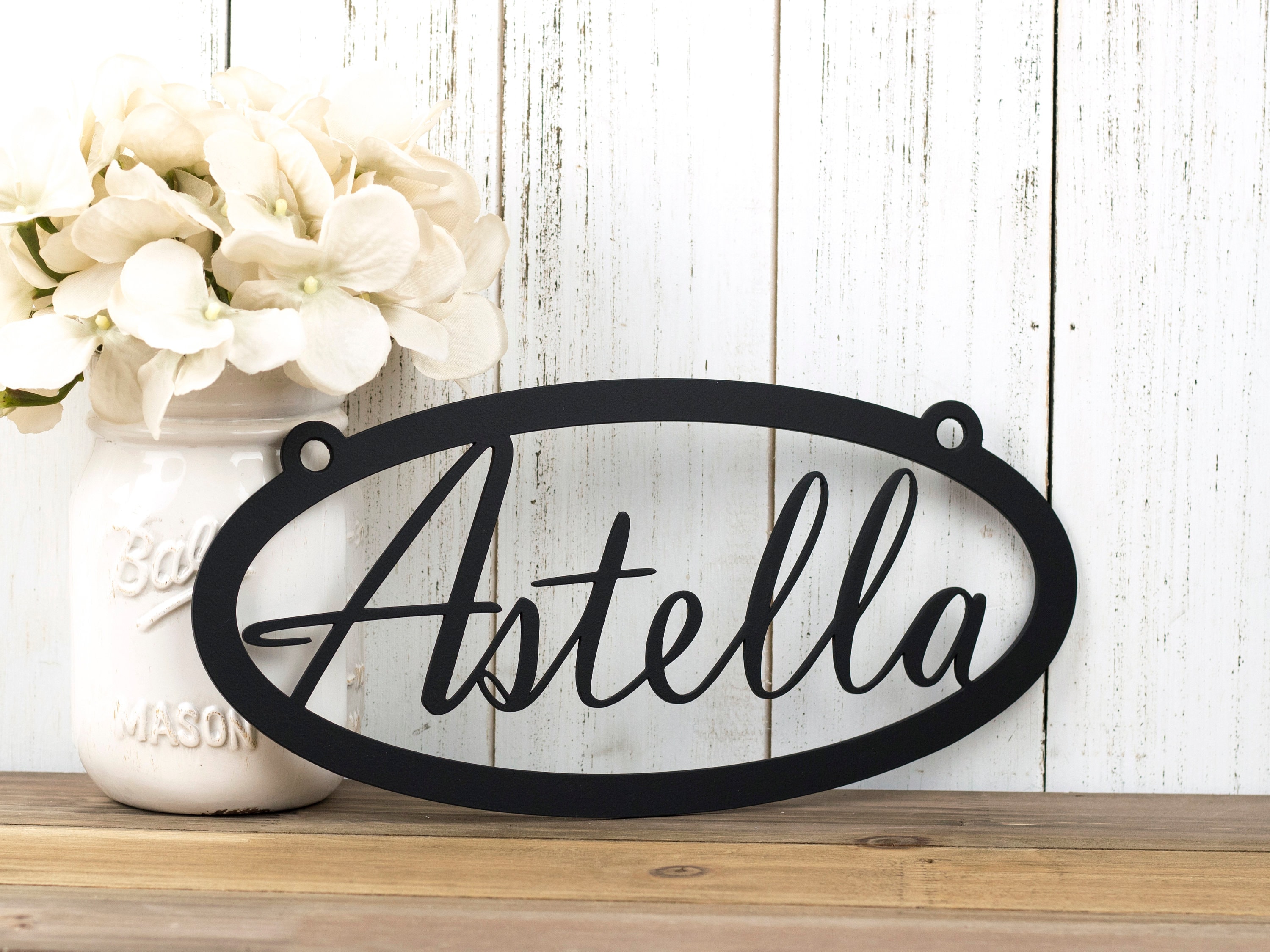 Custom Name Metal Sign Metal Wall Art Wall Hanging | Etsy