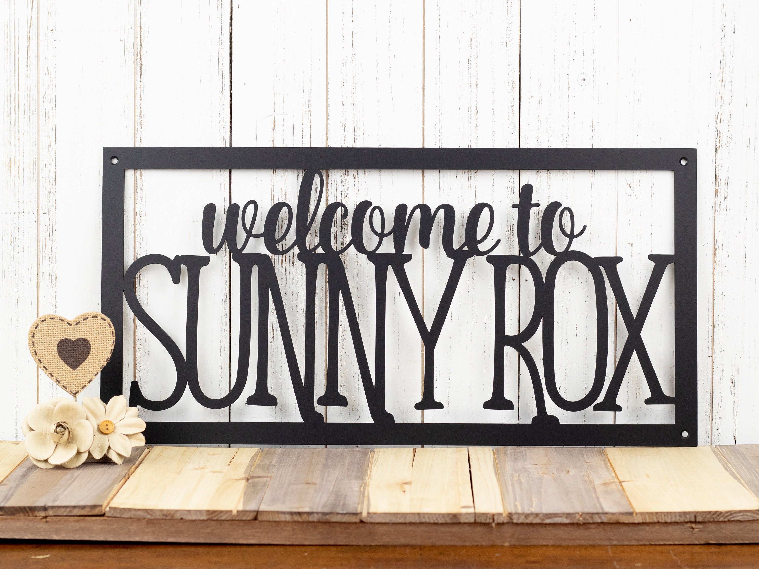Custom House Sign Home Name Metal Sign Custom Sign Etsy