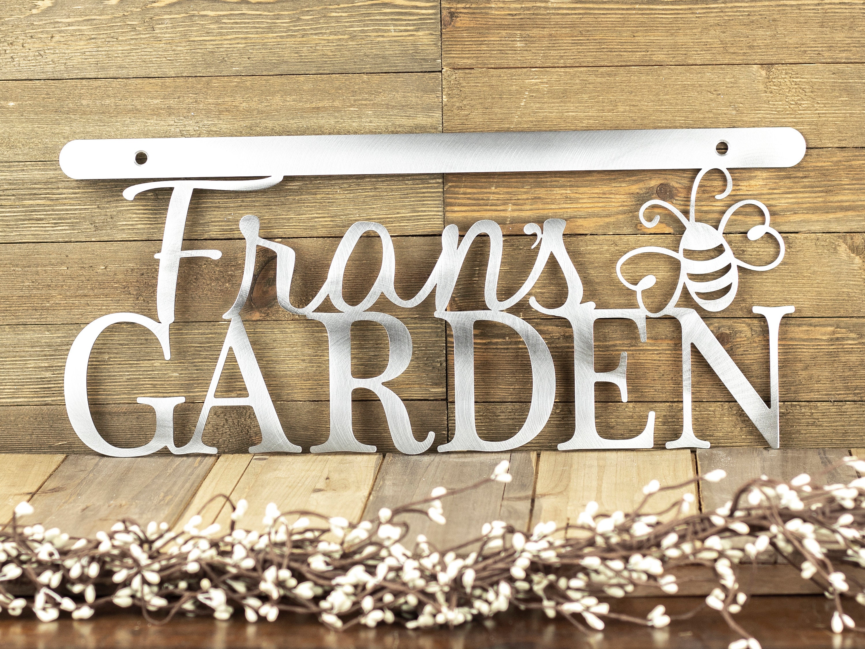 Garden Custom Metal Wall Art / Metal Sign / Custom Sign / Garden Decor