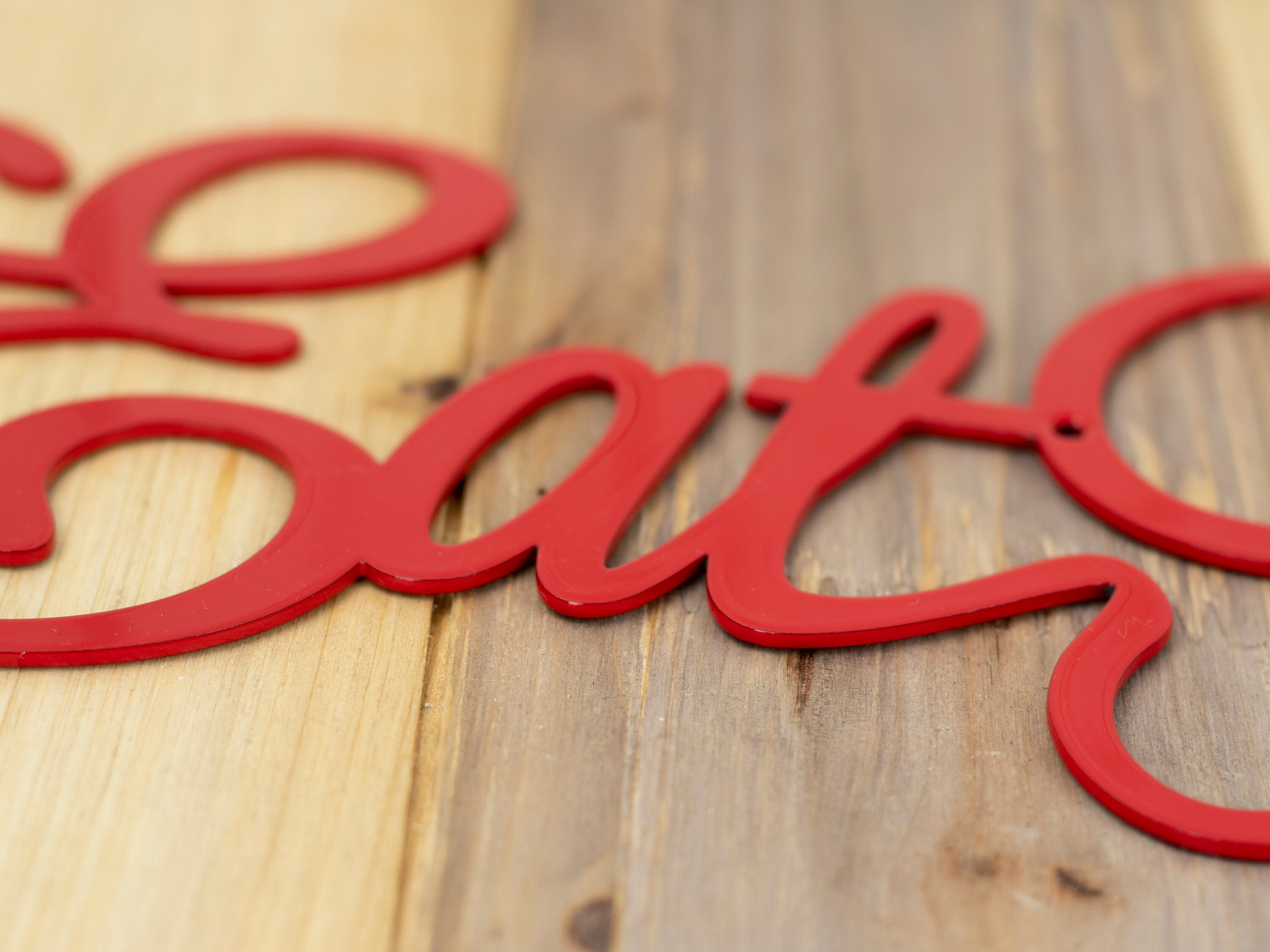 Eat Pray Love Sign Kitchen Decor Metal Wall Art
