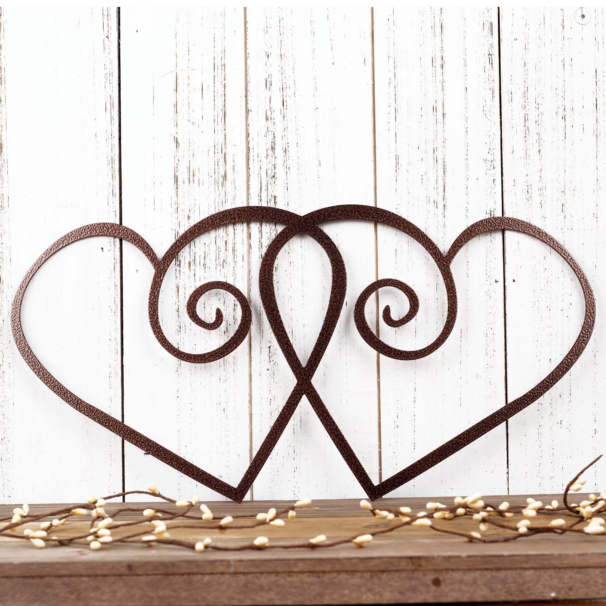 Metal Heart Wall Decor, Perfect Gift for Your Sweetheart, Blacksmith Metal  Art – Mitty's Metal Art