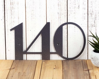 Modern Numbers House, 6 Inch Metal House Numbers, 8 Inch House Numbers, Address Sign
