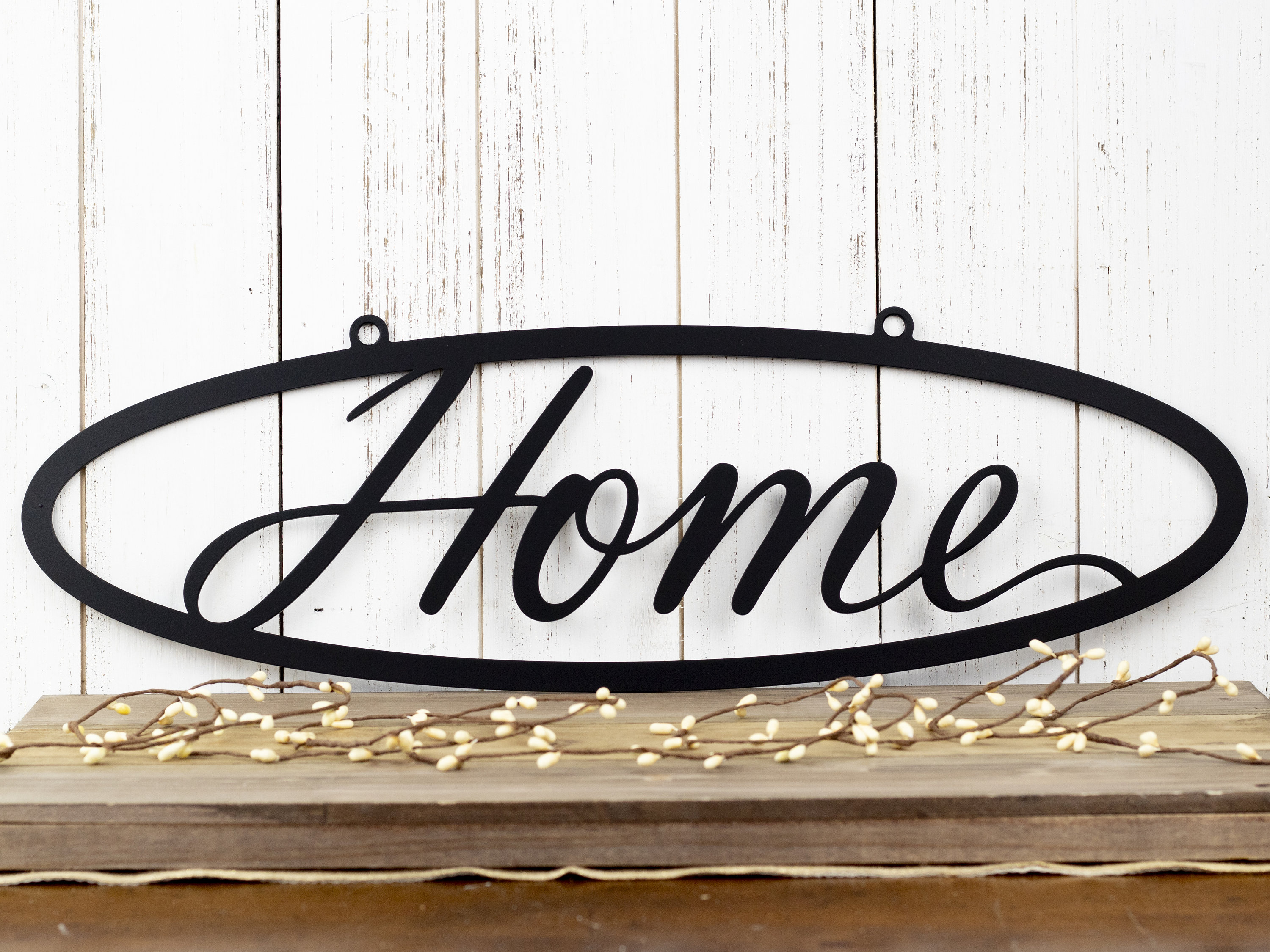 Metal Home Sign Metal Wall Art Metal Outdoor Sign Metal Etsy