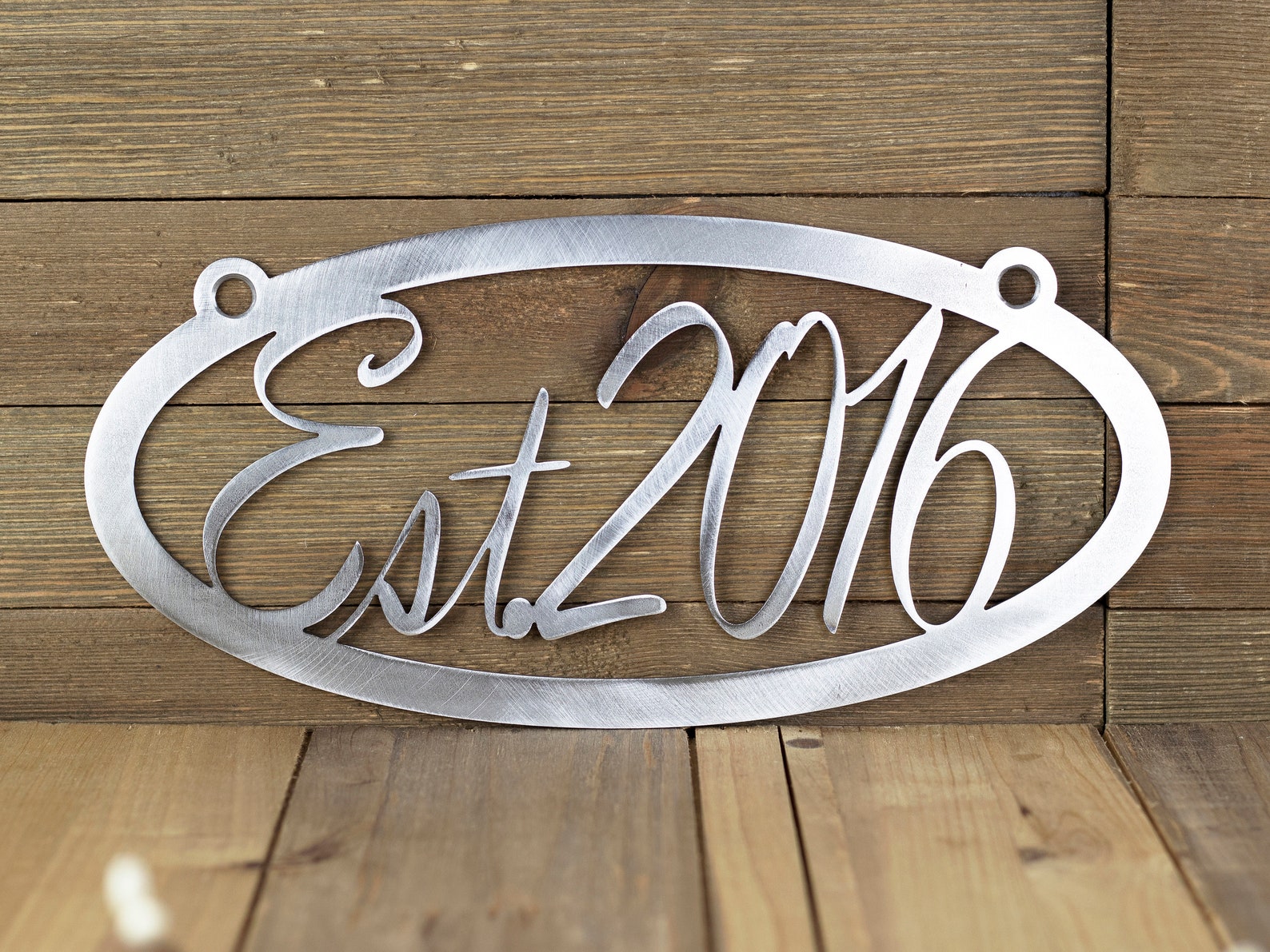 Established Sign for House Metal Sign Personalized Outdoor | Etsy