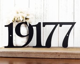 House Numbers Sign, Metal House Number, Custom Metal Sign, Address Sign, Address Plaque, Custom Sign, Outdoor Sign