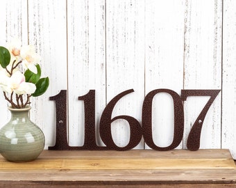 Metal House Number, Custom Metal Sign, House Numbers Sign, Address Sign, Address Plaque, Outdoor Sign