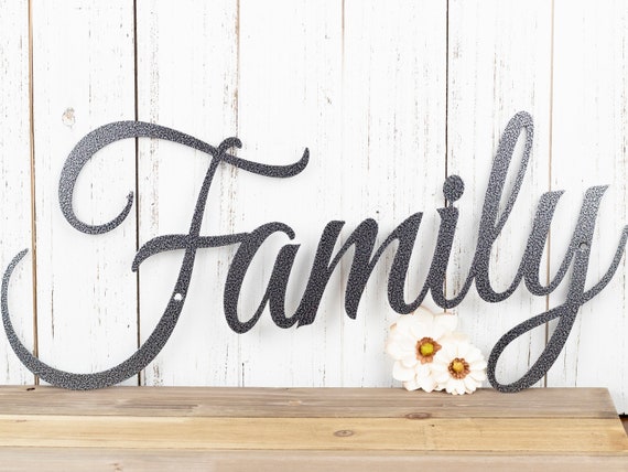 Family Metal Sign Wall Art Hanging - Family Sign Wall Decor Family Metal Sign Wall Art Hanging - Family Sign Wall Decor