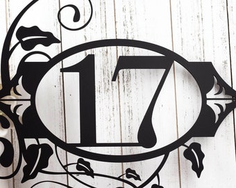 Custom Metal House Number, House Number Metal Sign, House Numbers Sign, Custom House Number Metal Sign, Outdoor Sign