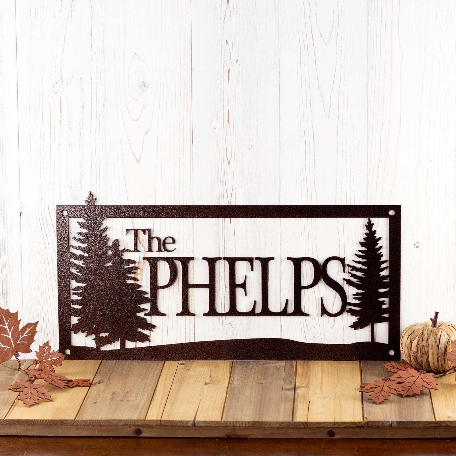 Family Name Custom Metal Sign, Family Name Sign, Last Name Sign ...