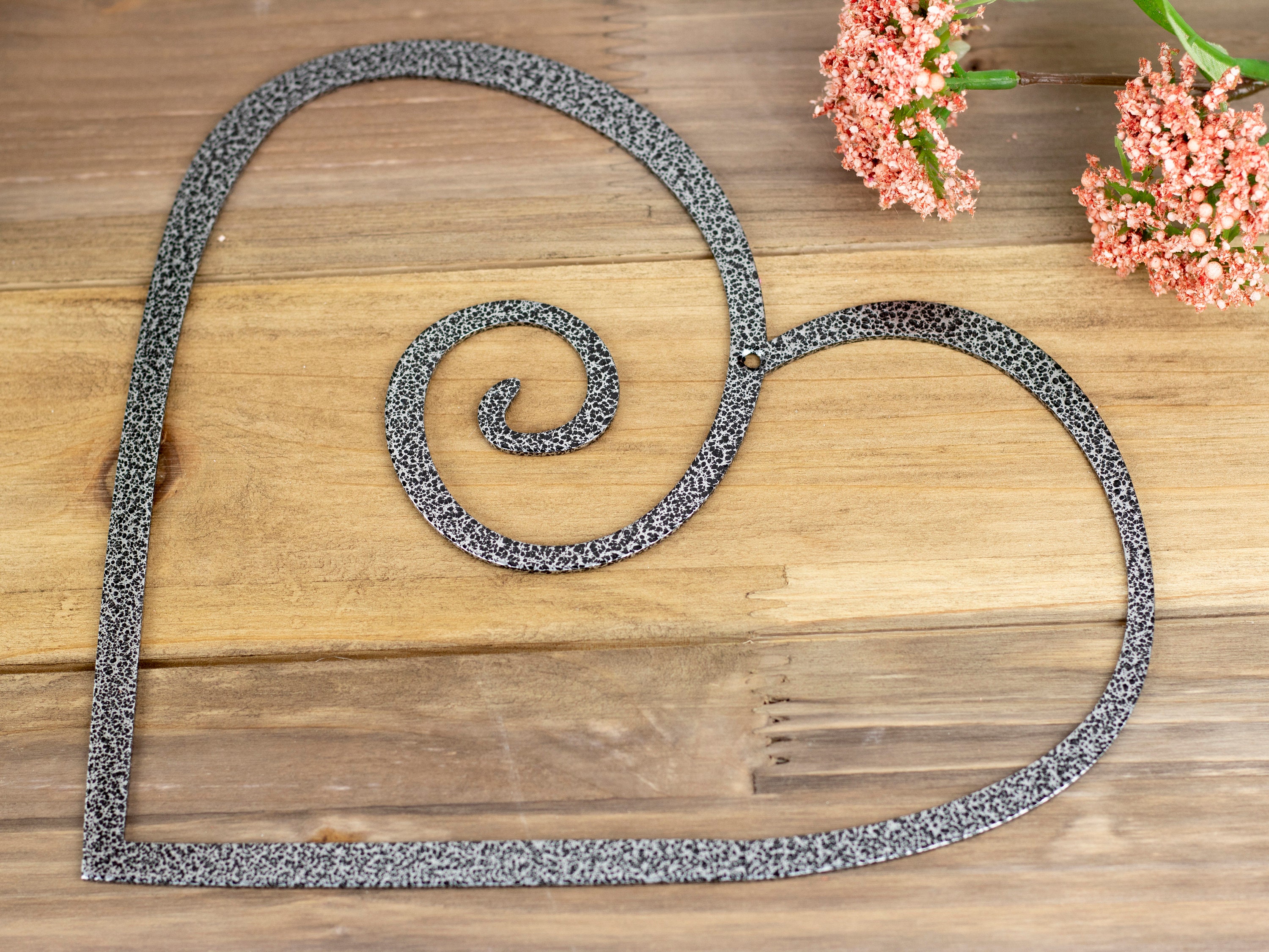 Heart Metal Wall Art Wedding Decor Valentine's Etsy