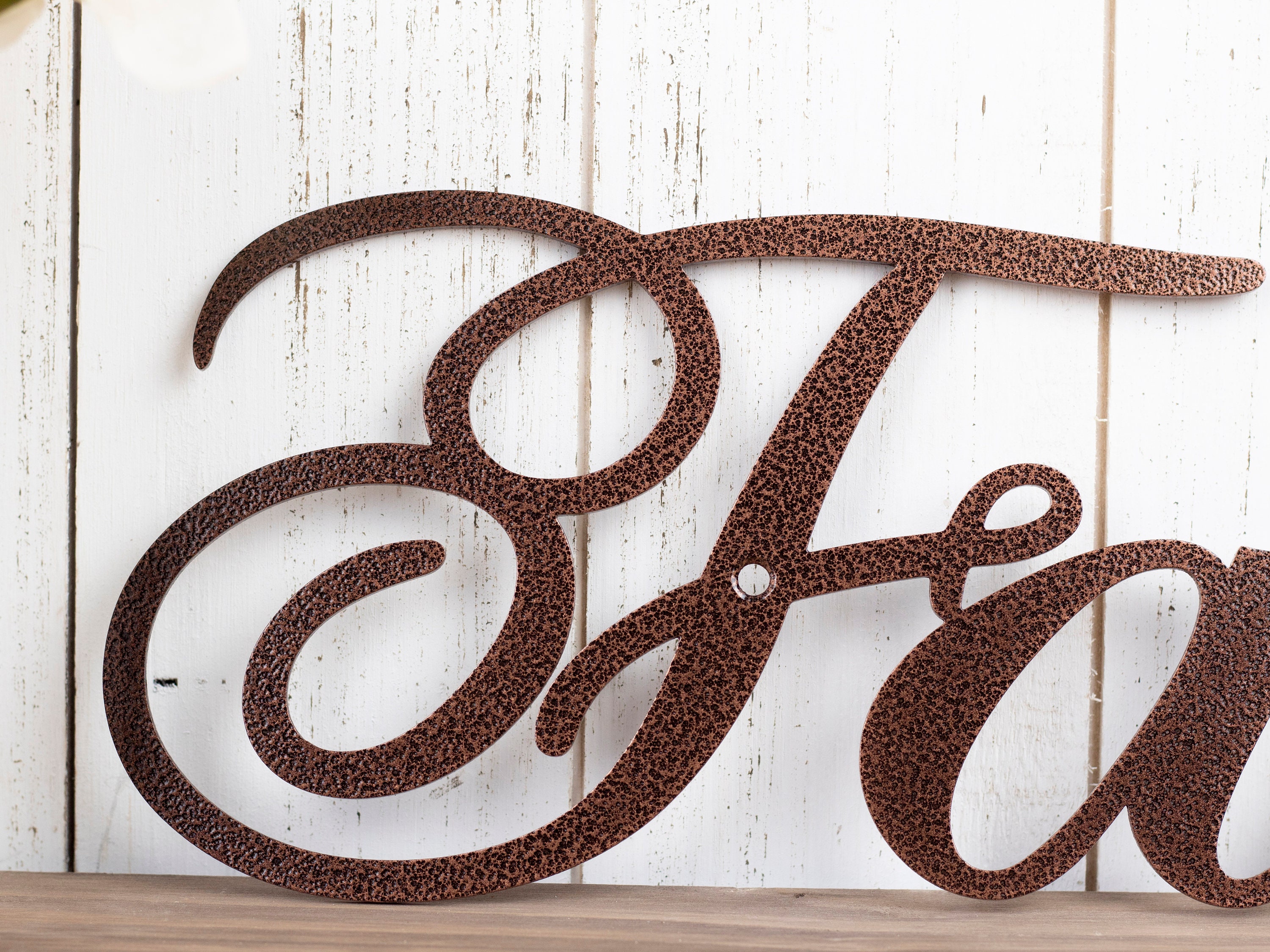 Faith Metal Sign Religious Decor Metal Wall Art