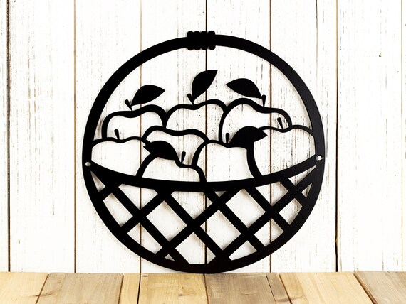 Apple Kitchen Decor Metal Wall Art Kitchen Signs Rustic - Etsy