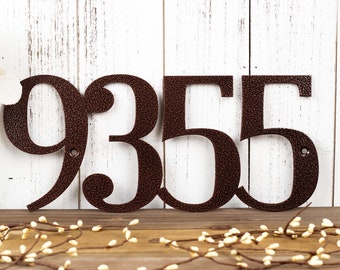 Metal House Number Sign, Custom Metal Sign, House Numbers, Address Numbers, Outdoor Address, Custom Address