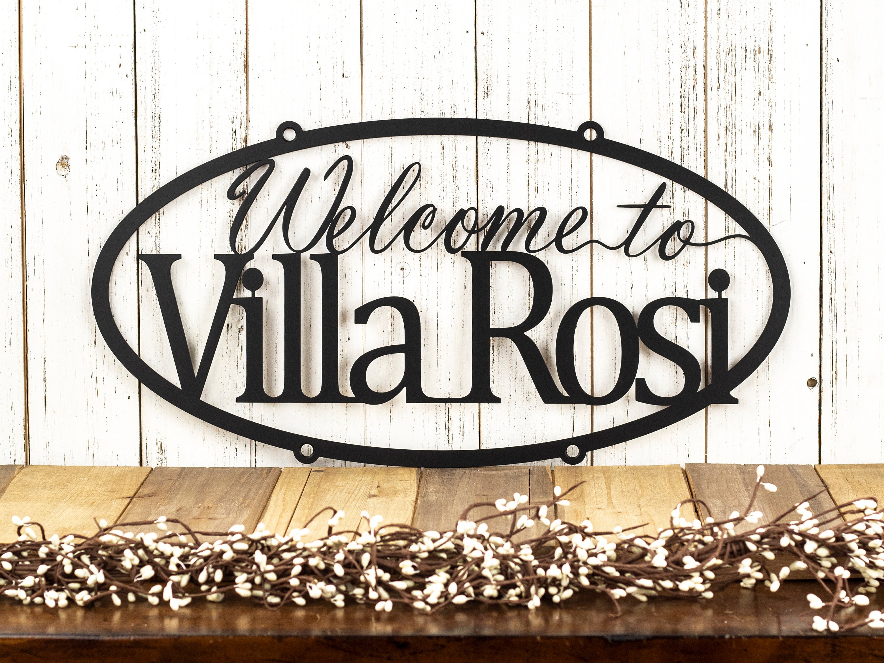 Custom Metal Sign Sign House Sign Name Sign Metal Wall