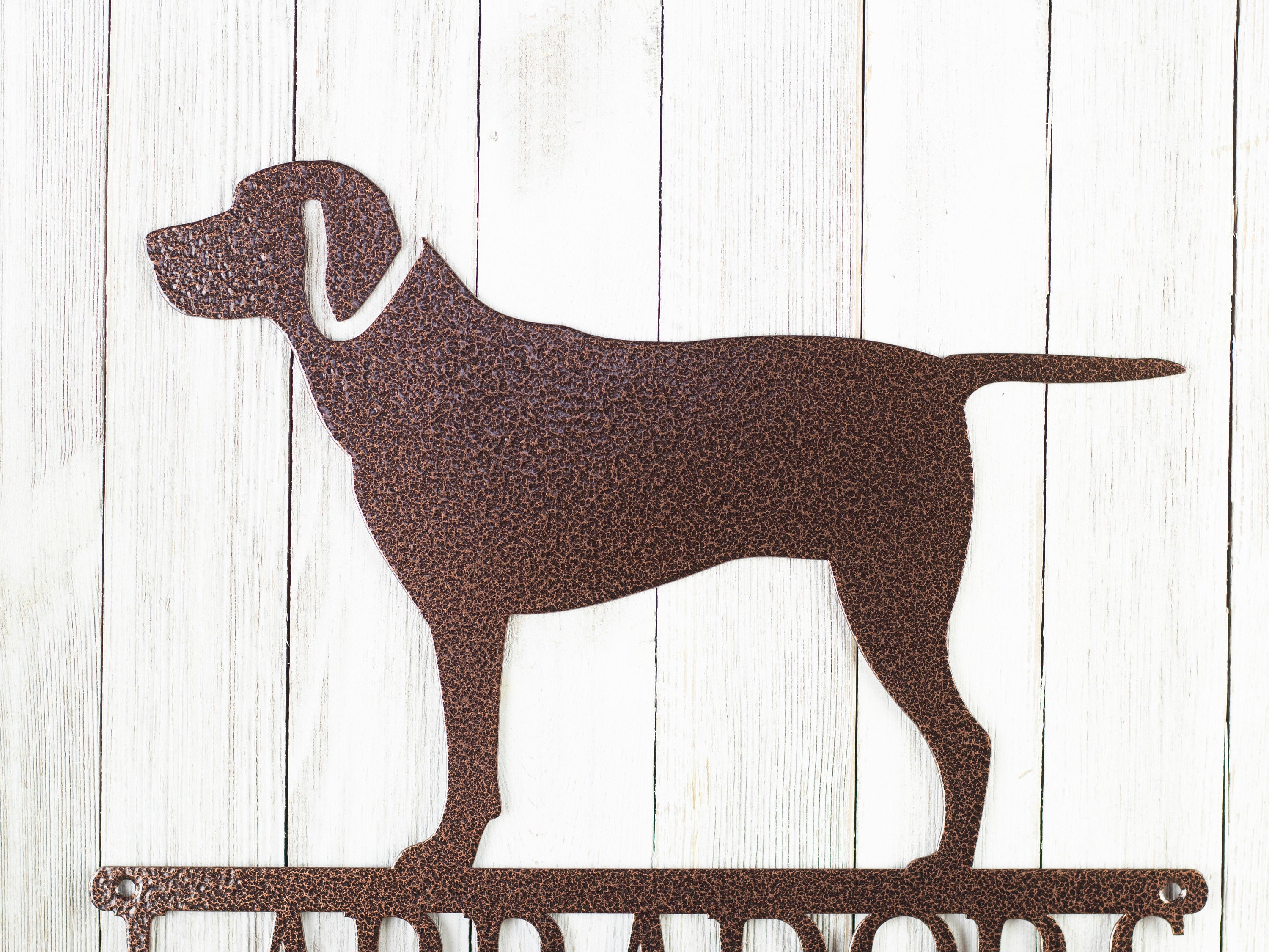 Labrador Retriever Dog Metal Wall Art
