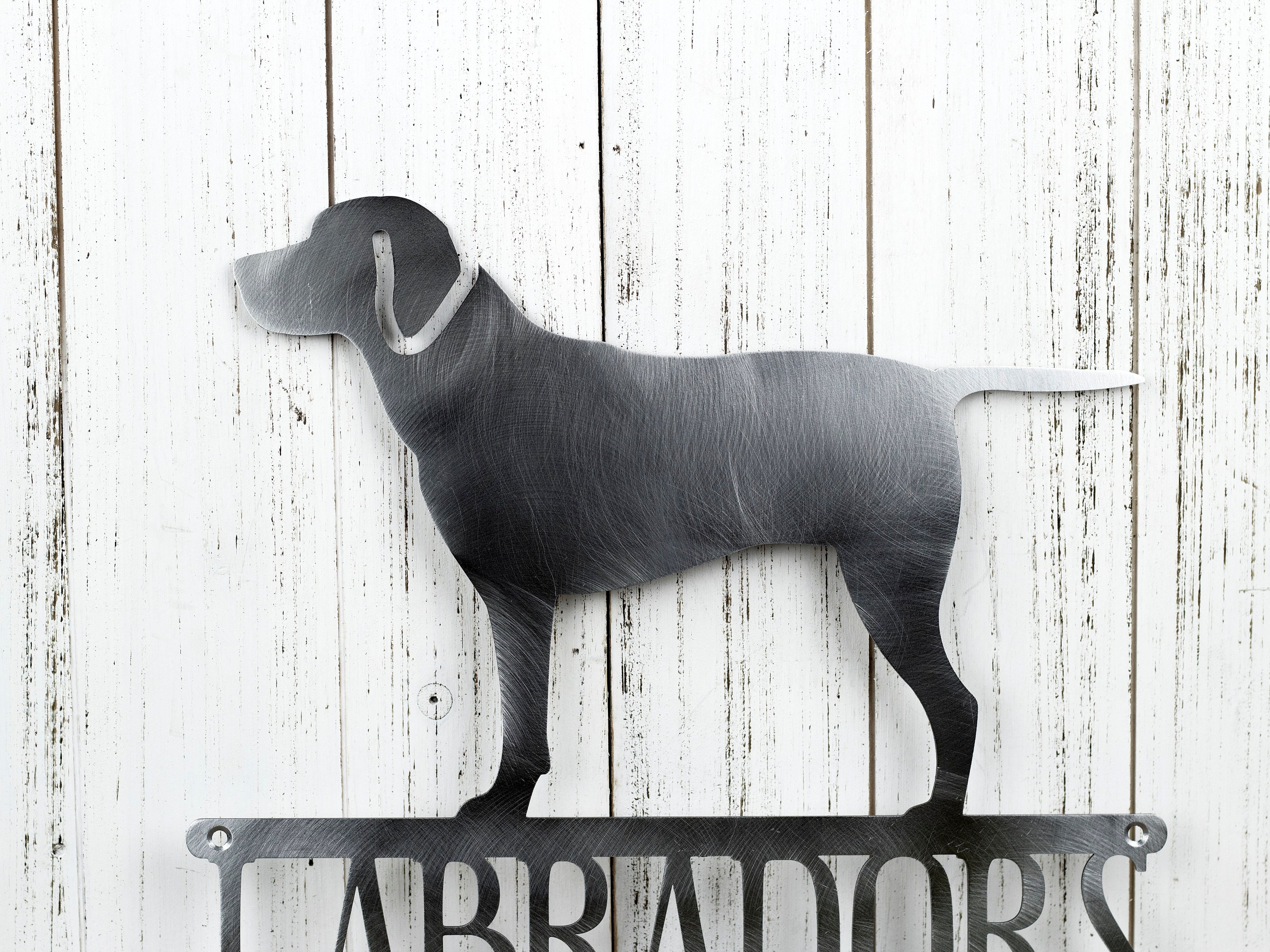 Labrador Metal Wall Art, Lab, Labrador Retriever, Metal Sign, Outdoor