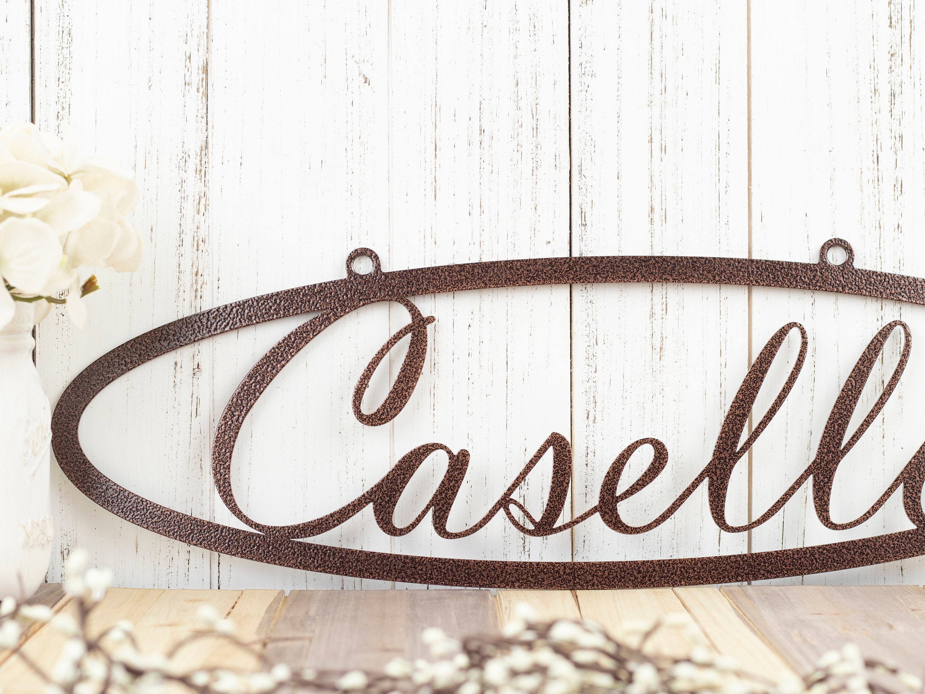 Custom Metal Sign Name Sign Last Name Sign Custom Name Sign