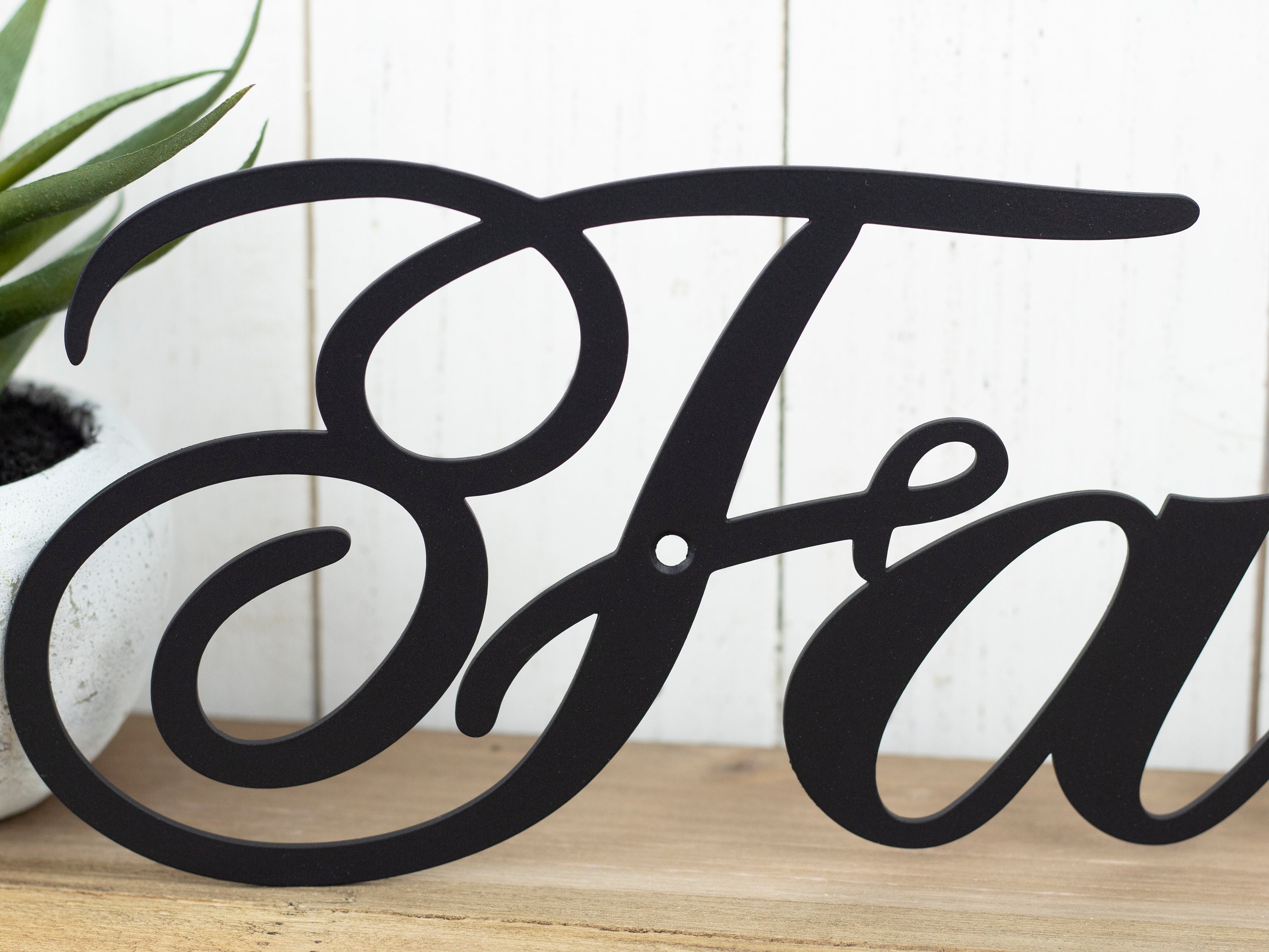 Faith Metal Wall Art 14.5W x 4.5H Faith Sign