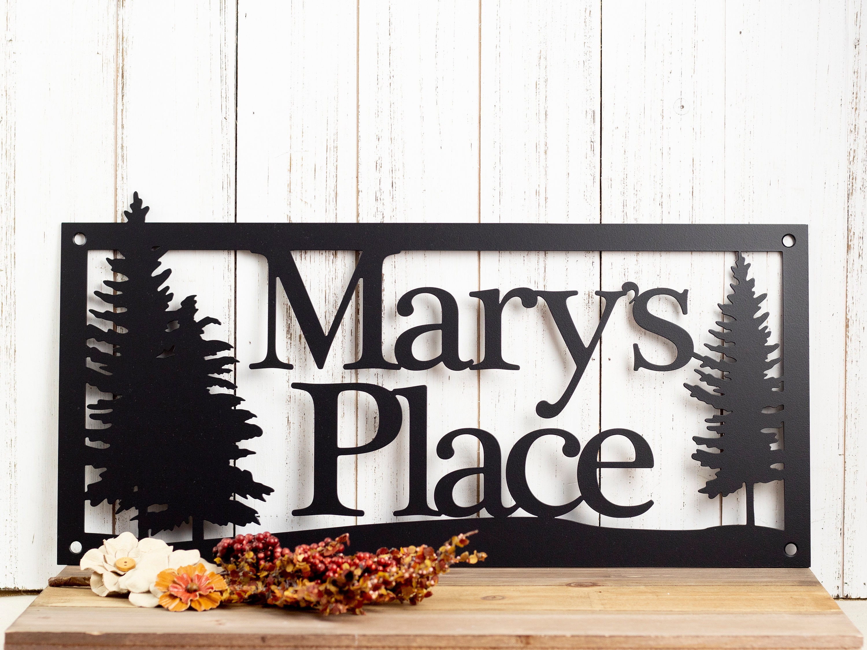 metal signs for outside