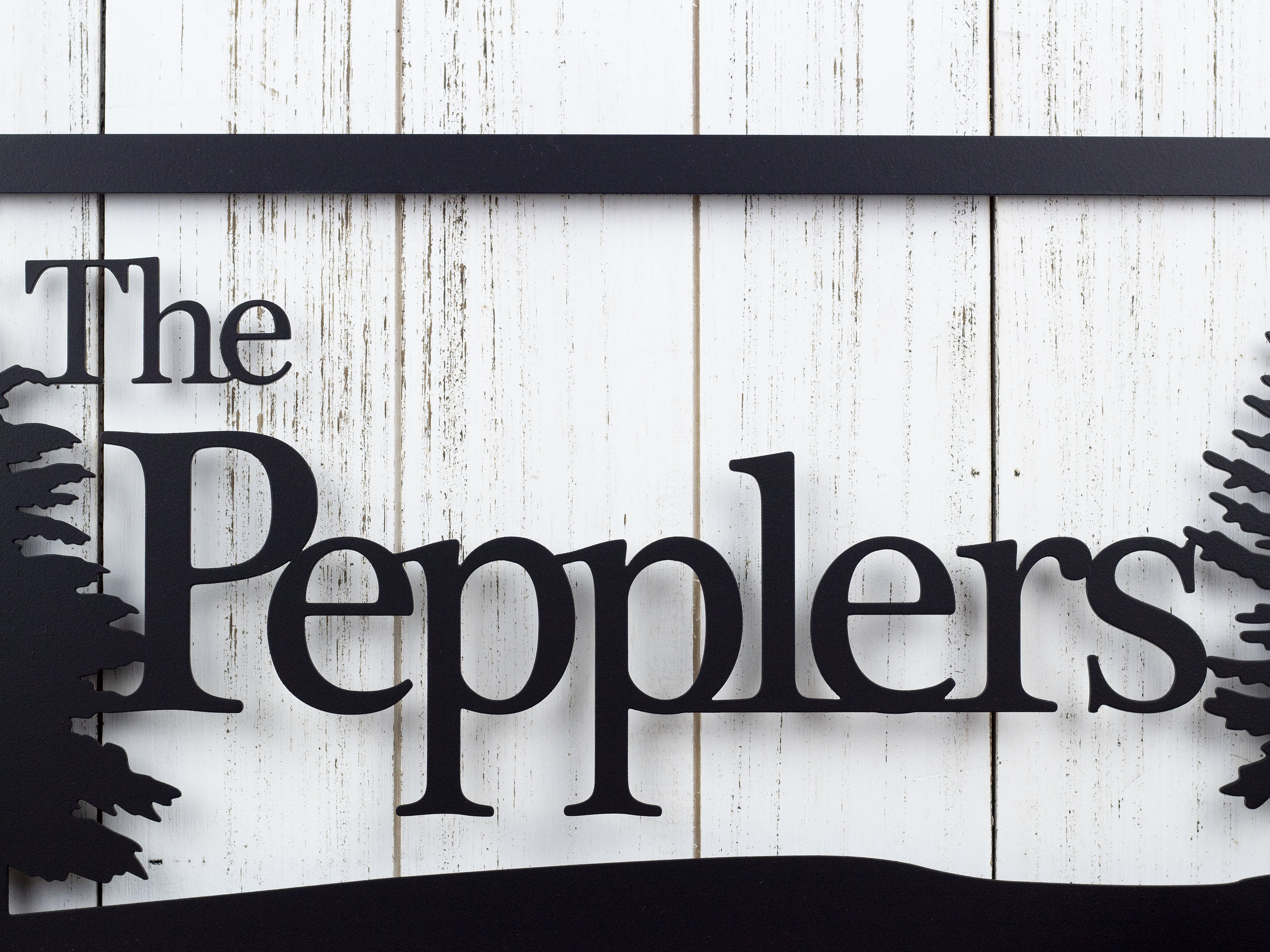 Custom Name Sign Metal Sign Personalized Sign Lake Home Decor