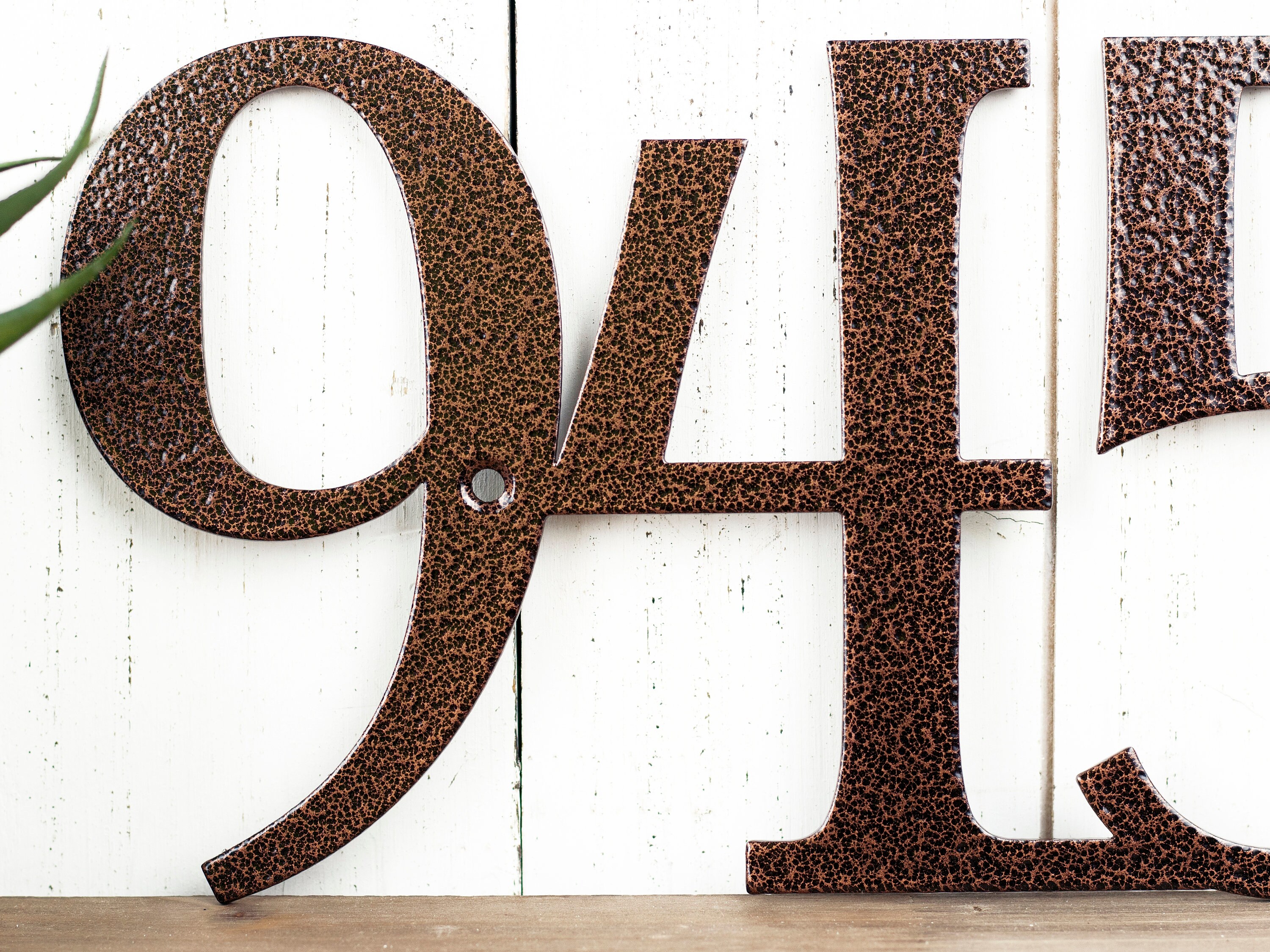 Metal House Numbers Outdoor House Number Address Plaque House