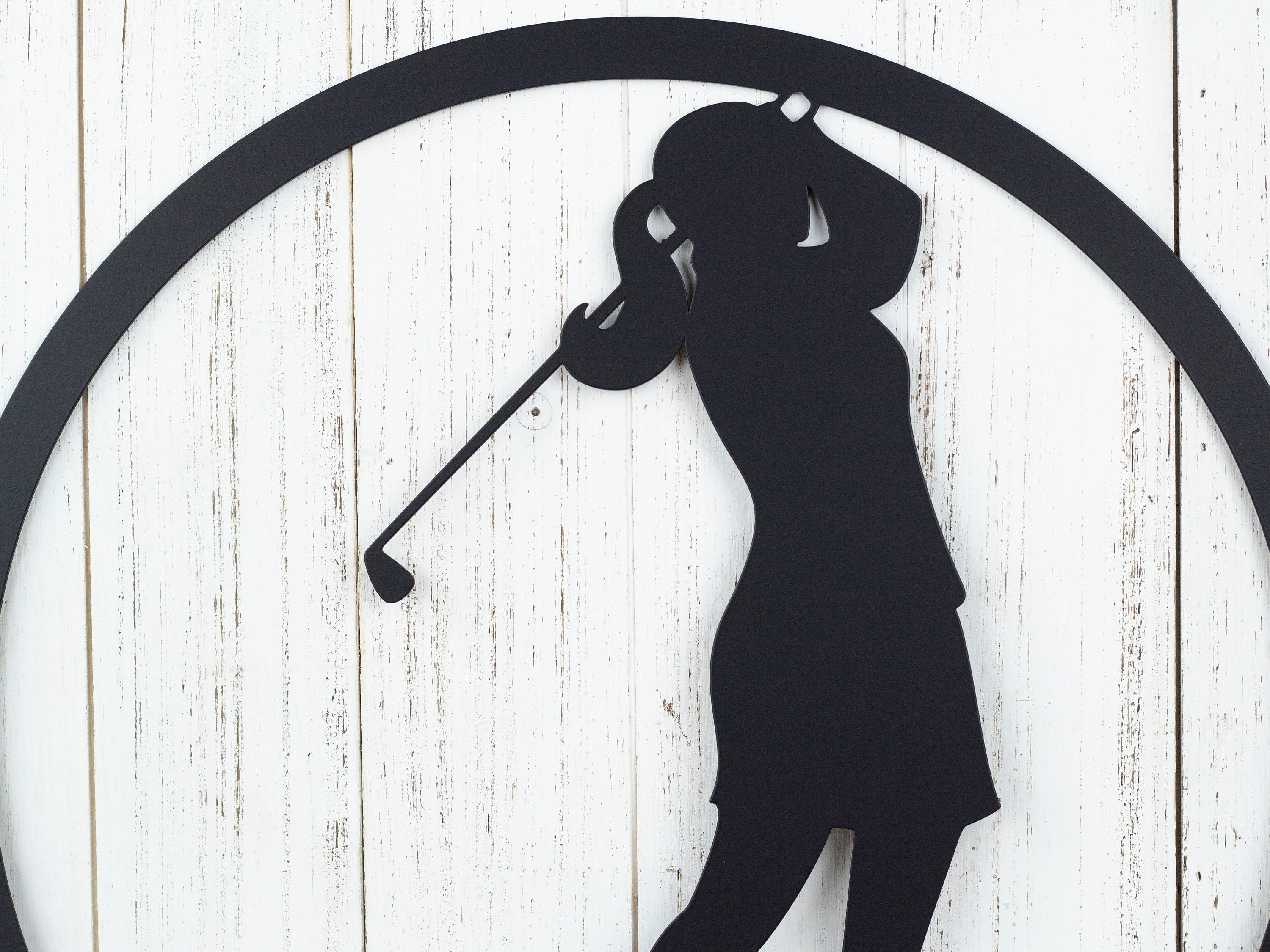 Golf Metal Wall Decor Woman Gift For Her Golf Gift Etsy