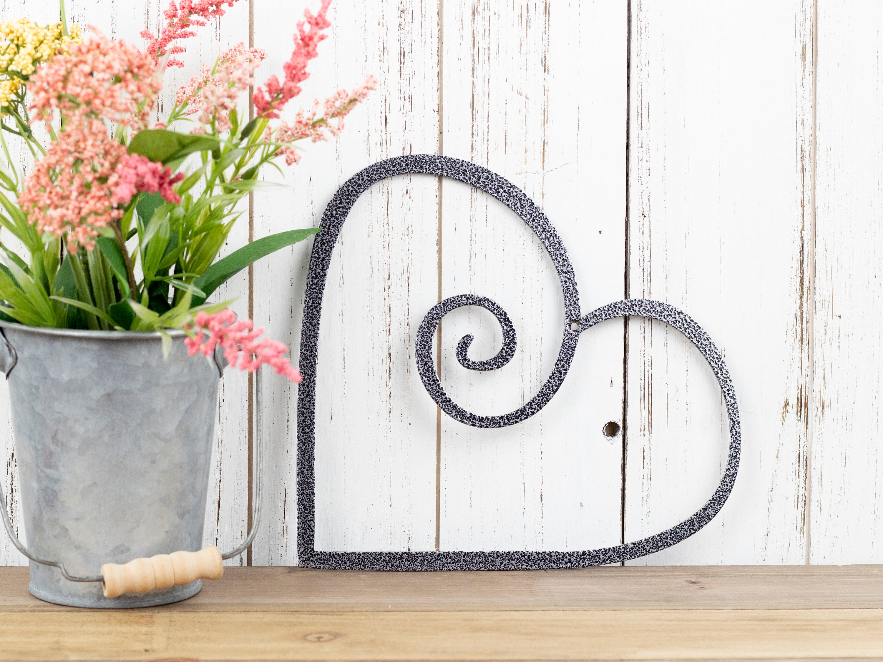 Heart Metal Wall Art | Wedding Decor | Valentine's | Valentines | Gift