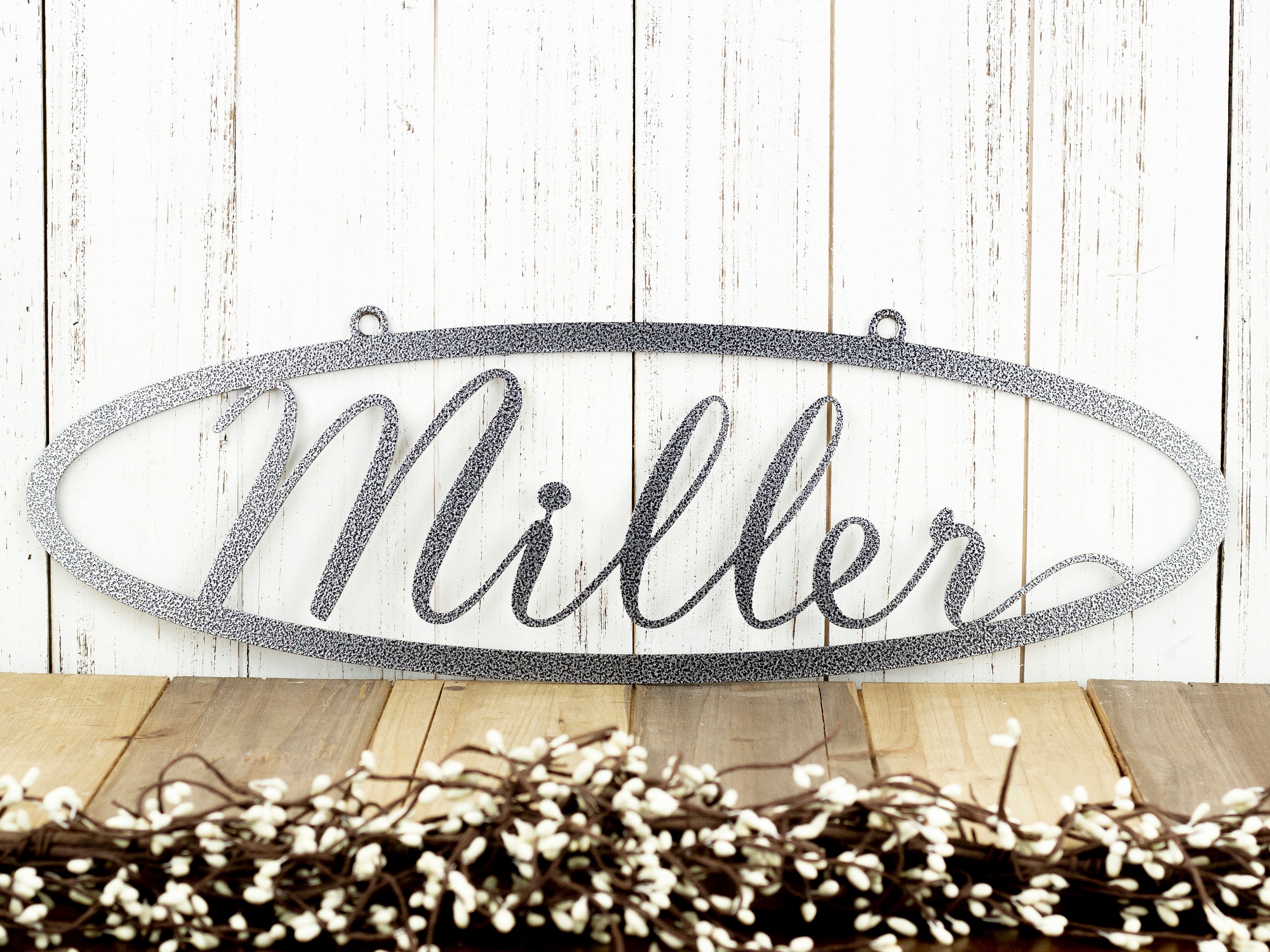 Custom Metal Sign Name Sign Last Name Sign Family Name Sign