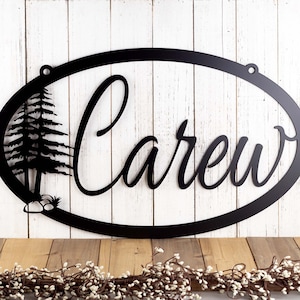 Metal Sign Personalized Outdoor, Last Name Signs, Plaques Custom, Family Name, Rustic Home Decor