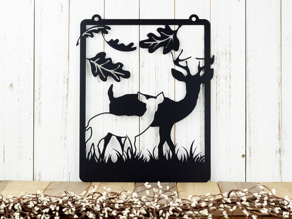 metal garden deer