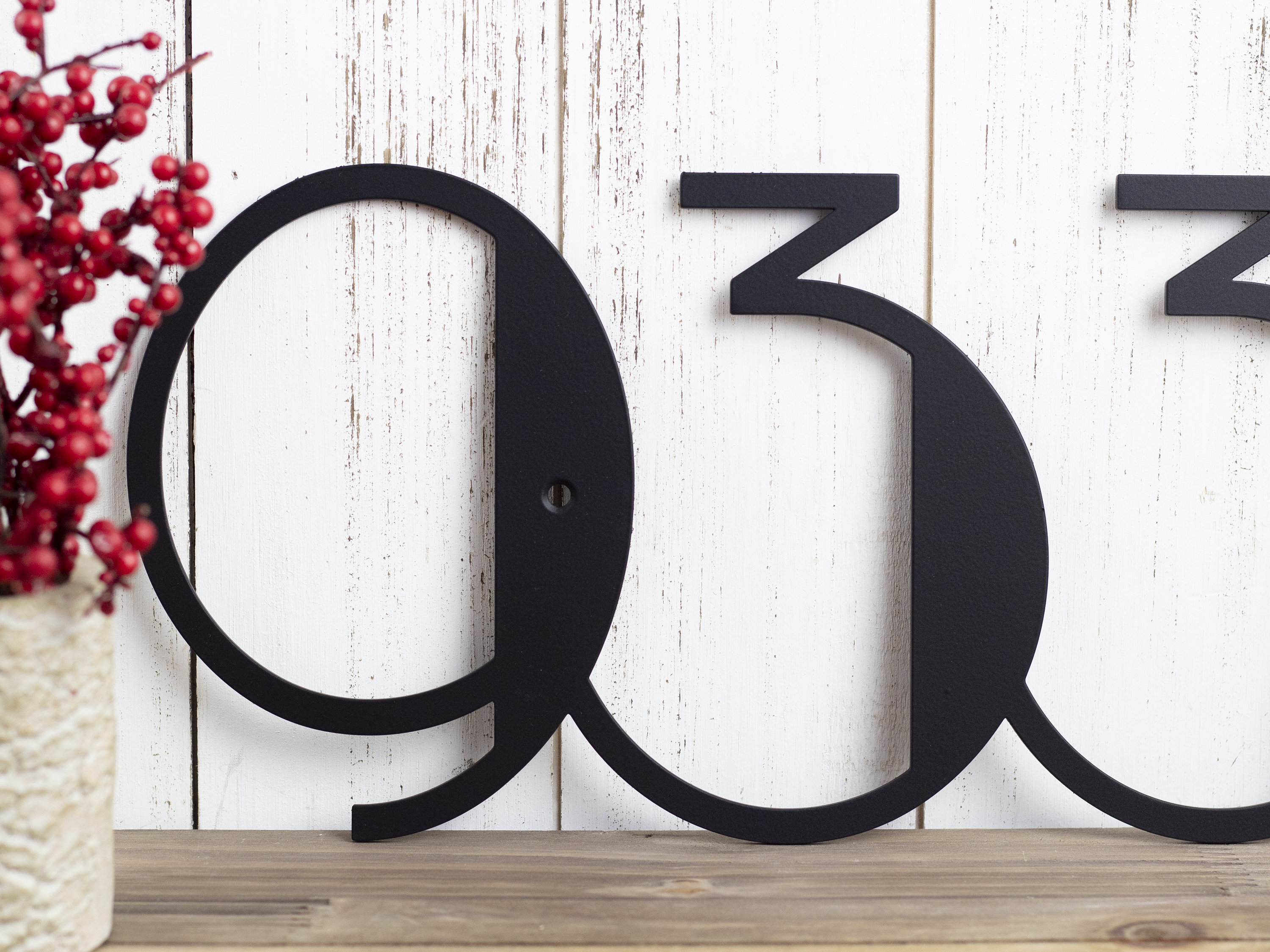 metal house numbers