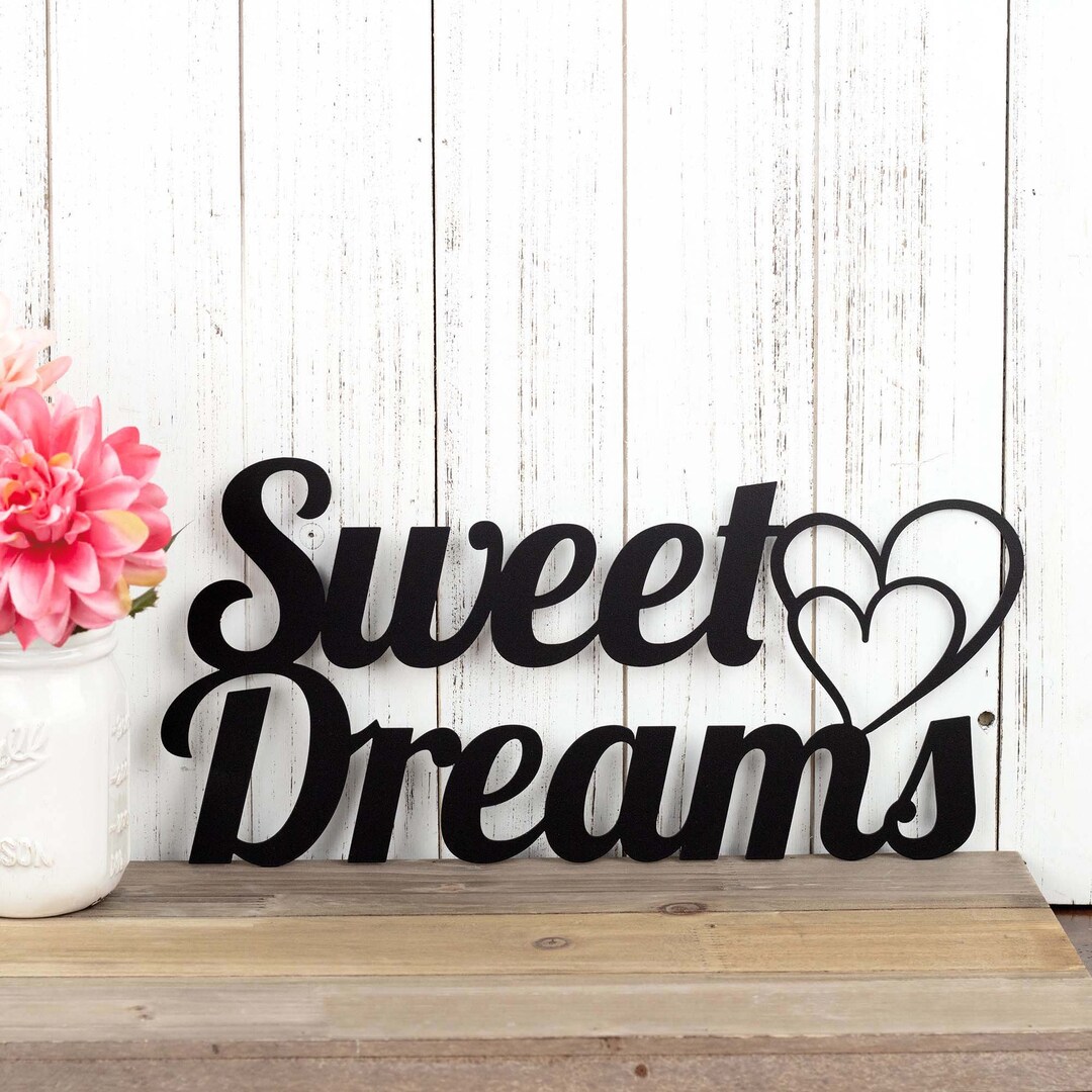 Sweet Dreams Metal Sign Hearts Metal Wall Art Outdoor Sign Etsy Sweet Dreams Metal Sign Hearts Metal Wall Art Outdoor Sign Etsy