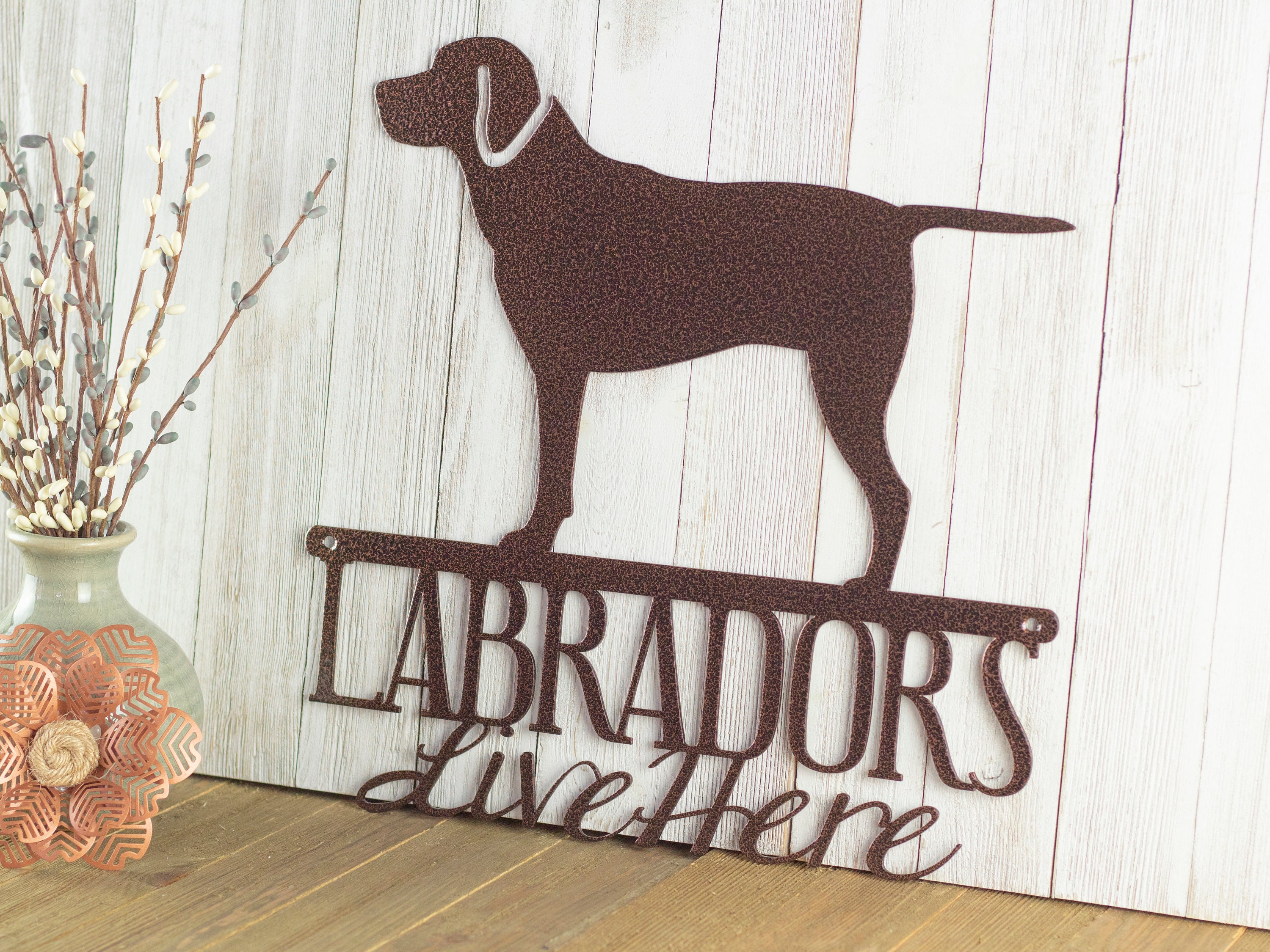 Labrador Retriever Dog Wall Art / Metal Wall Art / Metal Sign Etsy