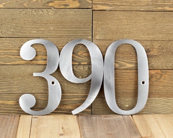 House Number Sign, Outside Numbers for House, Exterior House Numbers, Address Sign, Metal Sign Personalized Outdoor