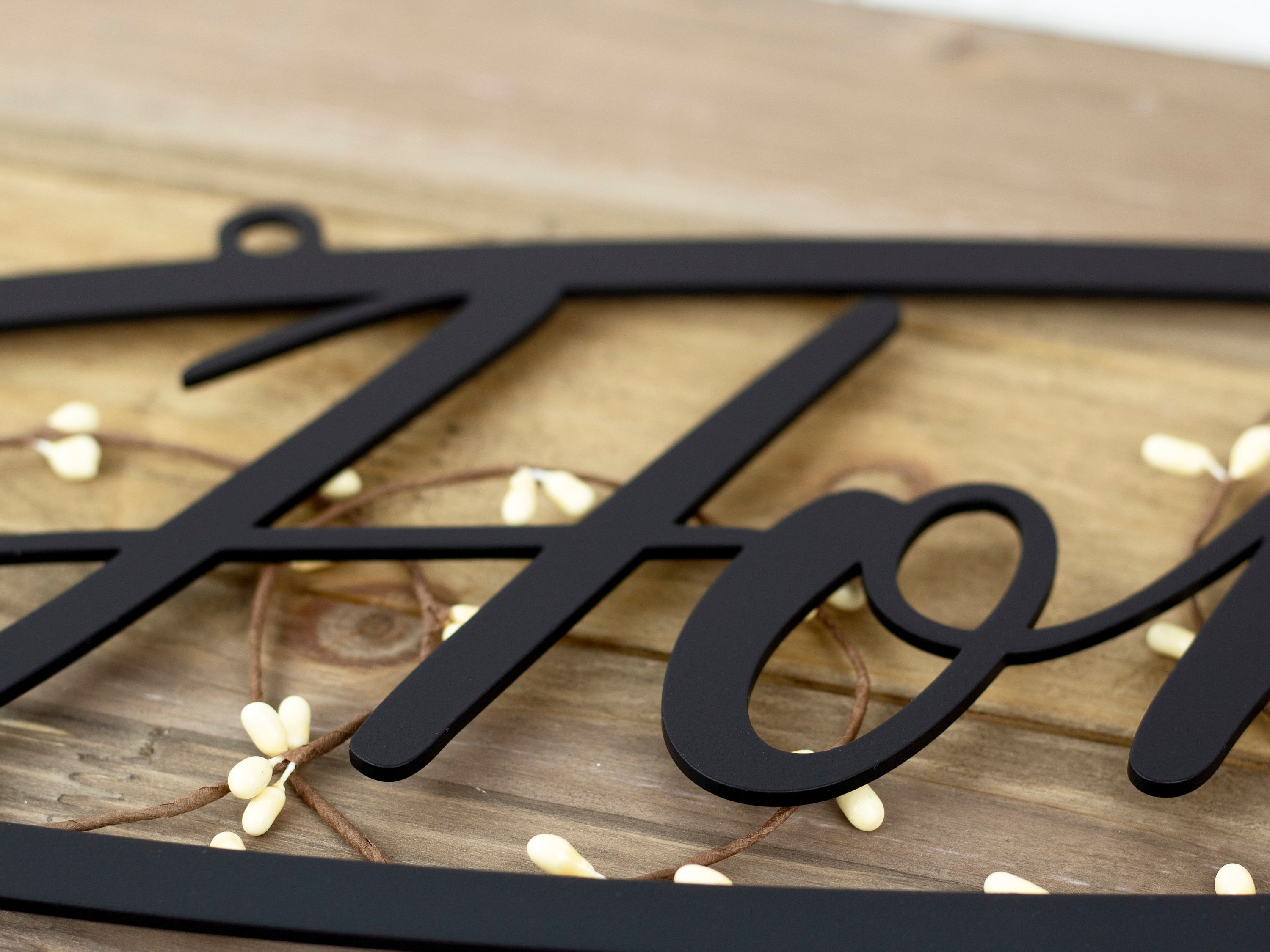 Metal Home Sign, Metal Wall Art, Outdoor Sign, Metal Wall Decor, Home