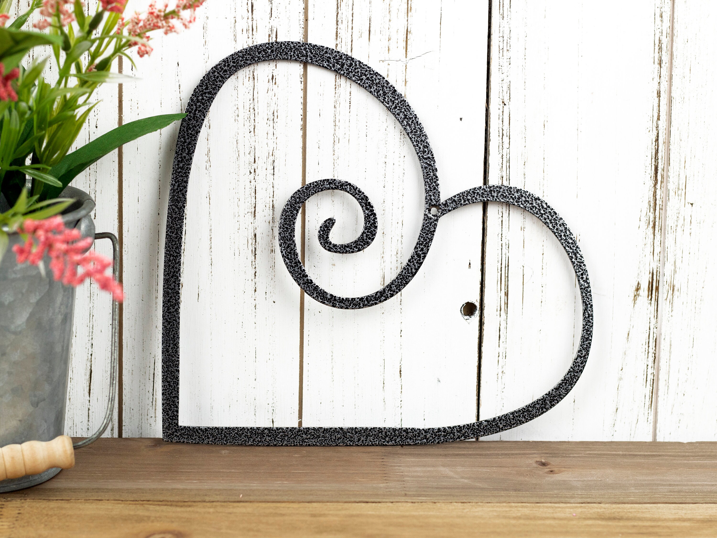 Heart Metal Wall Art, Metal Sign, Wall Hanging, Outdoor Sign, Metal