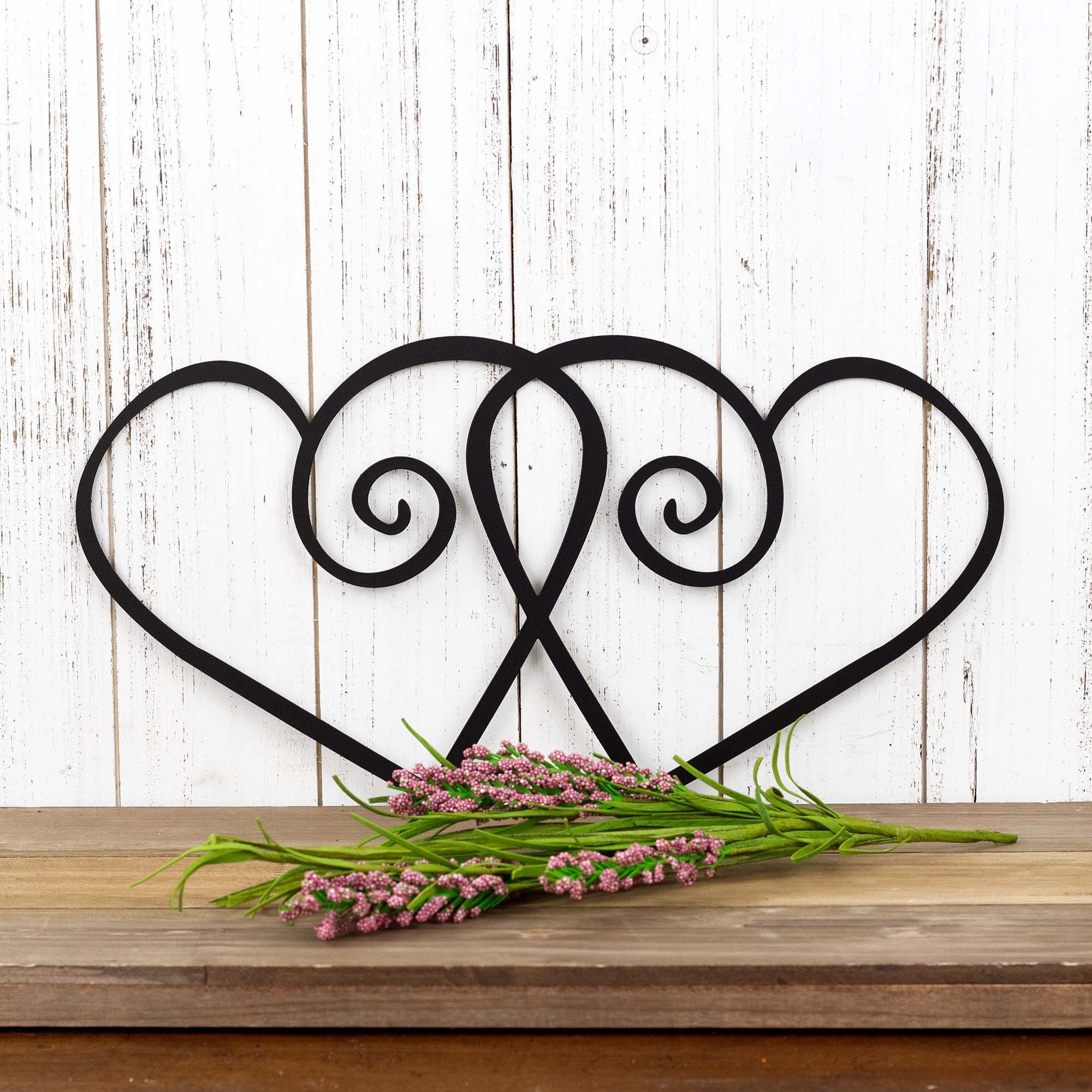 Hearts Metal Wall Art Metal Sign Decorative Wall Decor - Etsy 日本
