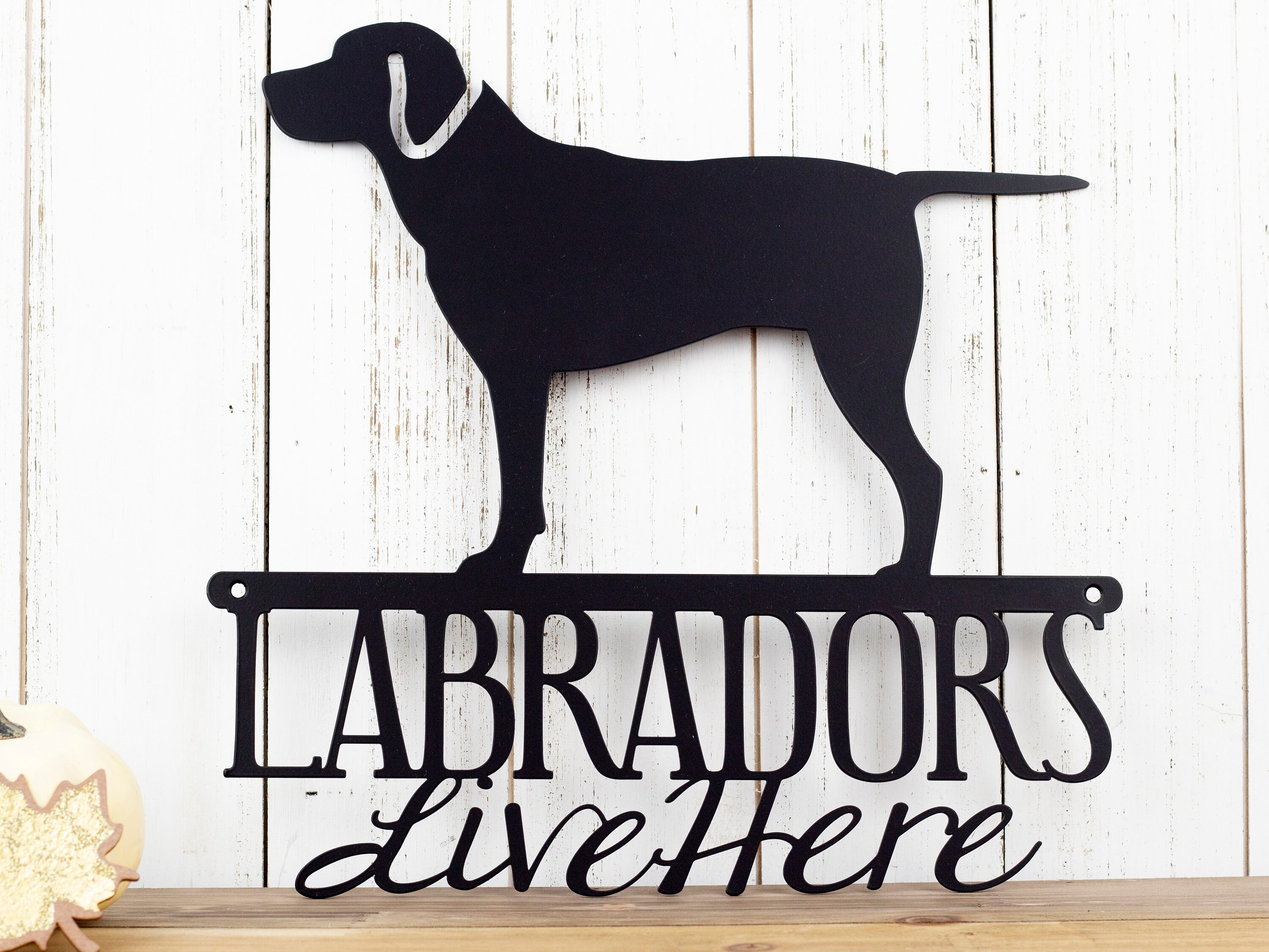Labrador Metal Wall Art Lab Labrador Retriever Metal Sign