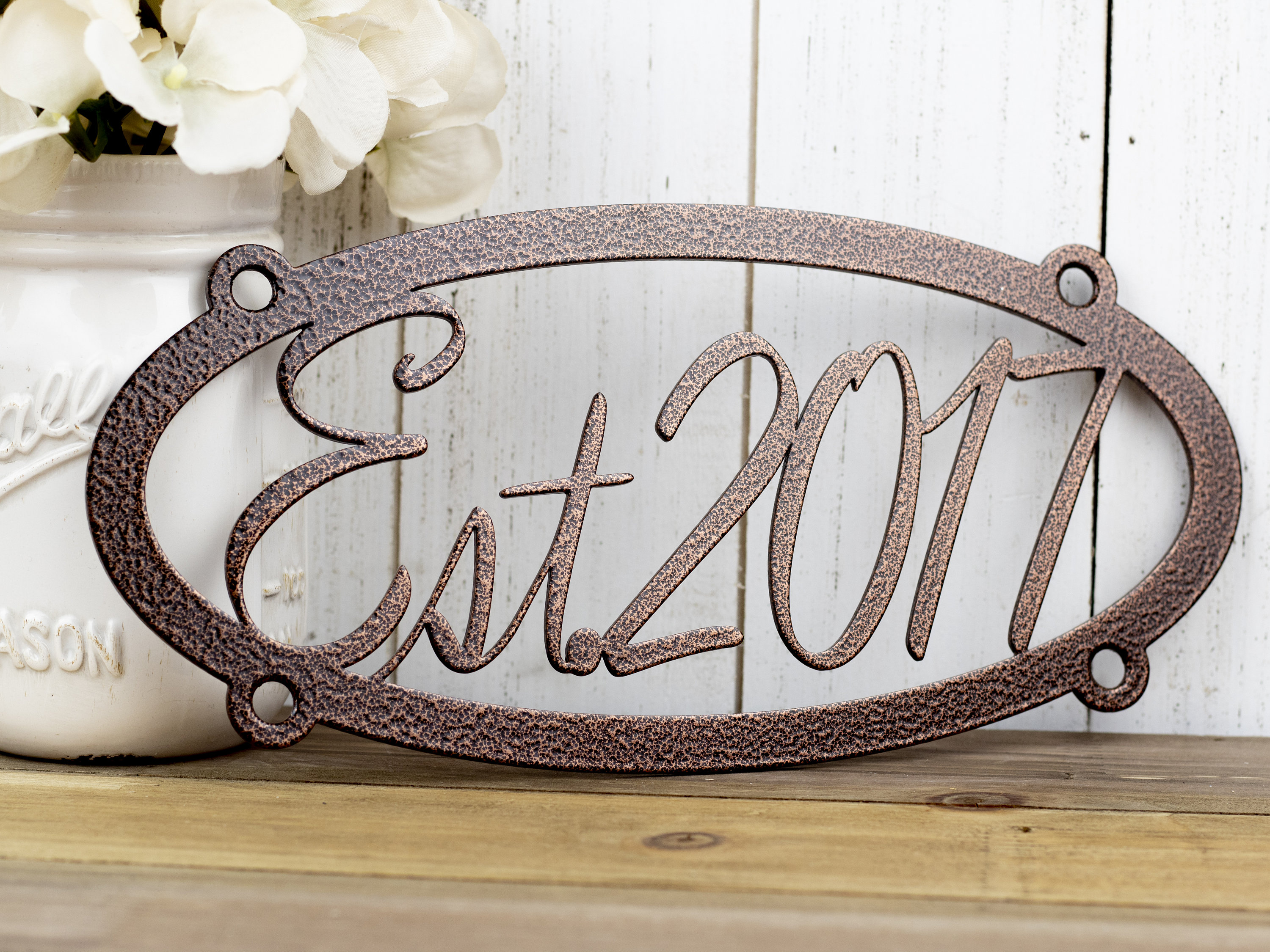 Established Metal Sign Family Established Custom Metal