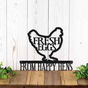 Custom Metal Sign, Hen House Sign, Chicken Coop, Chicken Sign, Outdoor Metal Wall Art, Farmhouse Decor, Personalized Gifts