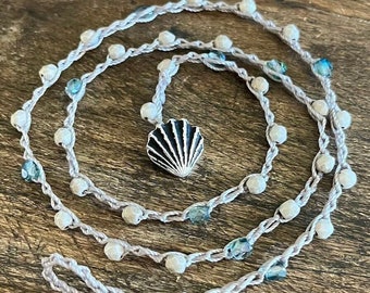 Bracelet de plage coquillage Bracelet bohème en perles, Bracelet bohème, Bijoux artisanaux, Cadeau bohème de plage Bijoux de plage Bohème chic de plage