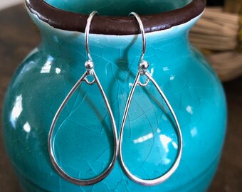 Boucles d'oreilles bohèmes Boucles d'oreilles bohèmes pendantes en argent Boucles d'oreilles en argent Bijoux bohème Bijoux bohèmes Boho Créoles en argent Cadeau tsigane Hippie Bijoux de plage