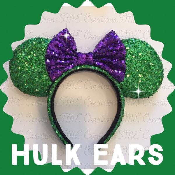 Hulk Minnie Ears